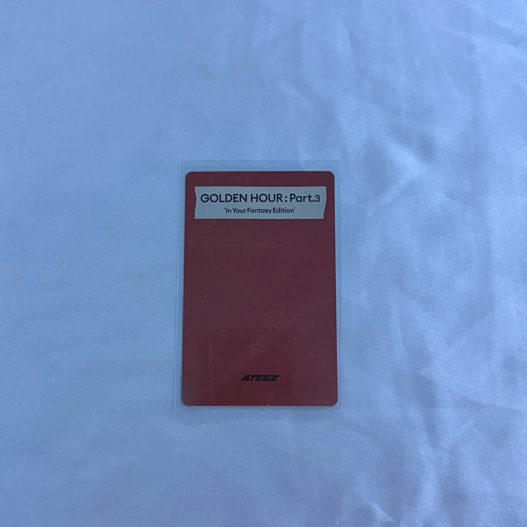 ATEEZ Jongho ATEEZ - Jongho - Golden Hour : Part.3 'In Your Fantasy Edition' Album limited version version 2 album photocard listing photo 2