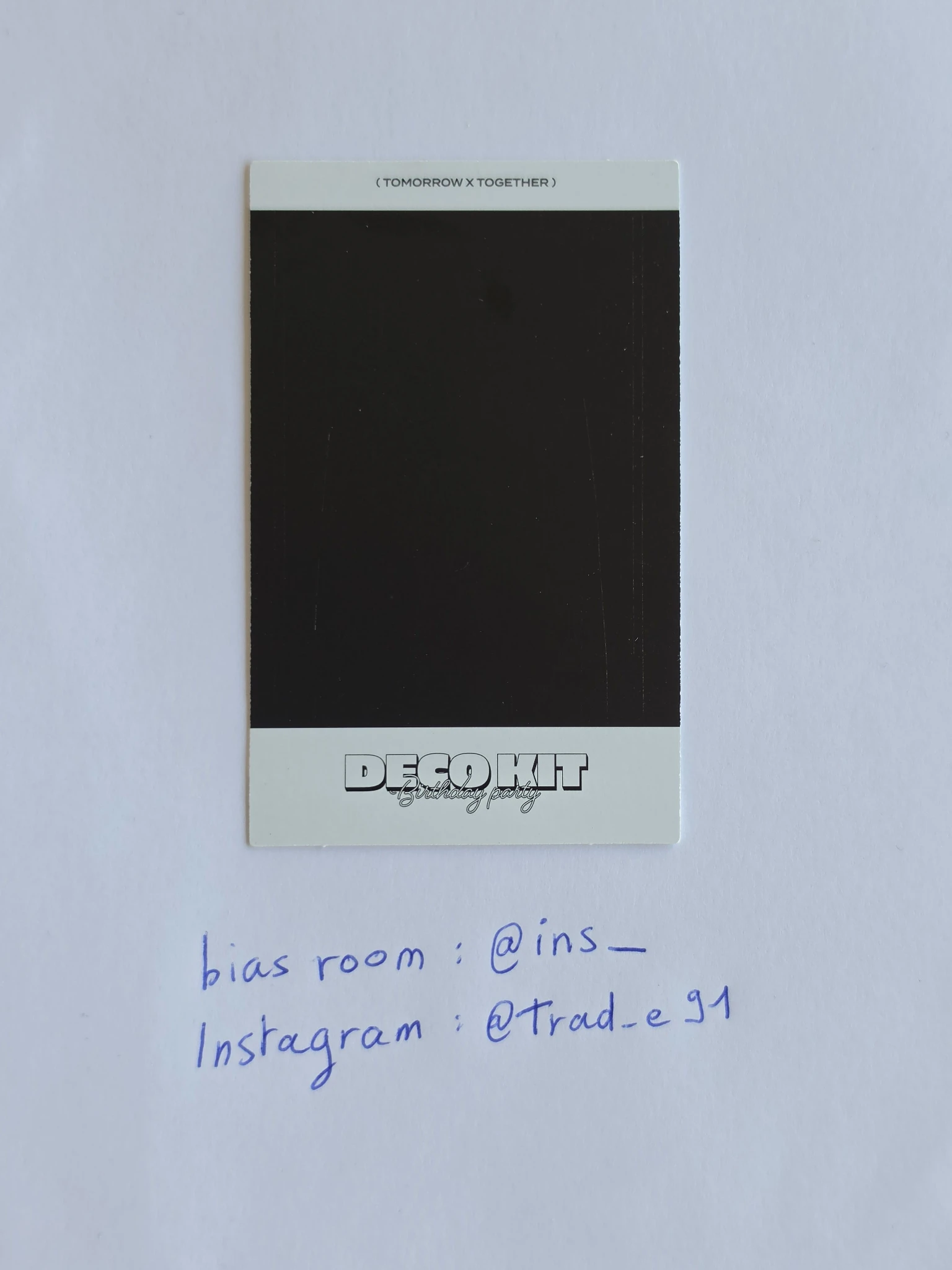 TOMORROW X TOGETHER Soobin TOMORROW X TOGETHER - Soobin - TXT Deco Kit 2023 Other listing photo 2