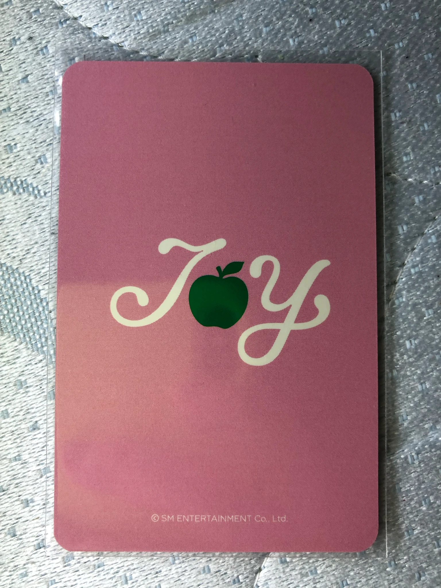 Red Velvet Joy Red Velvet - Joy - From JOY, with Love Album album photocard listing photo 2