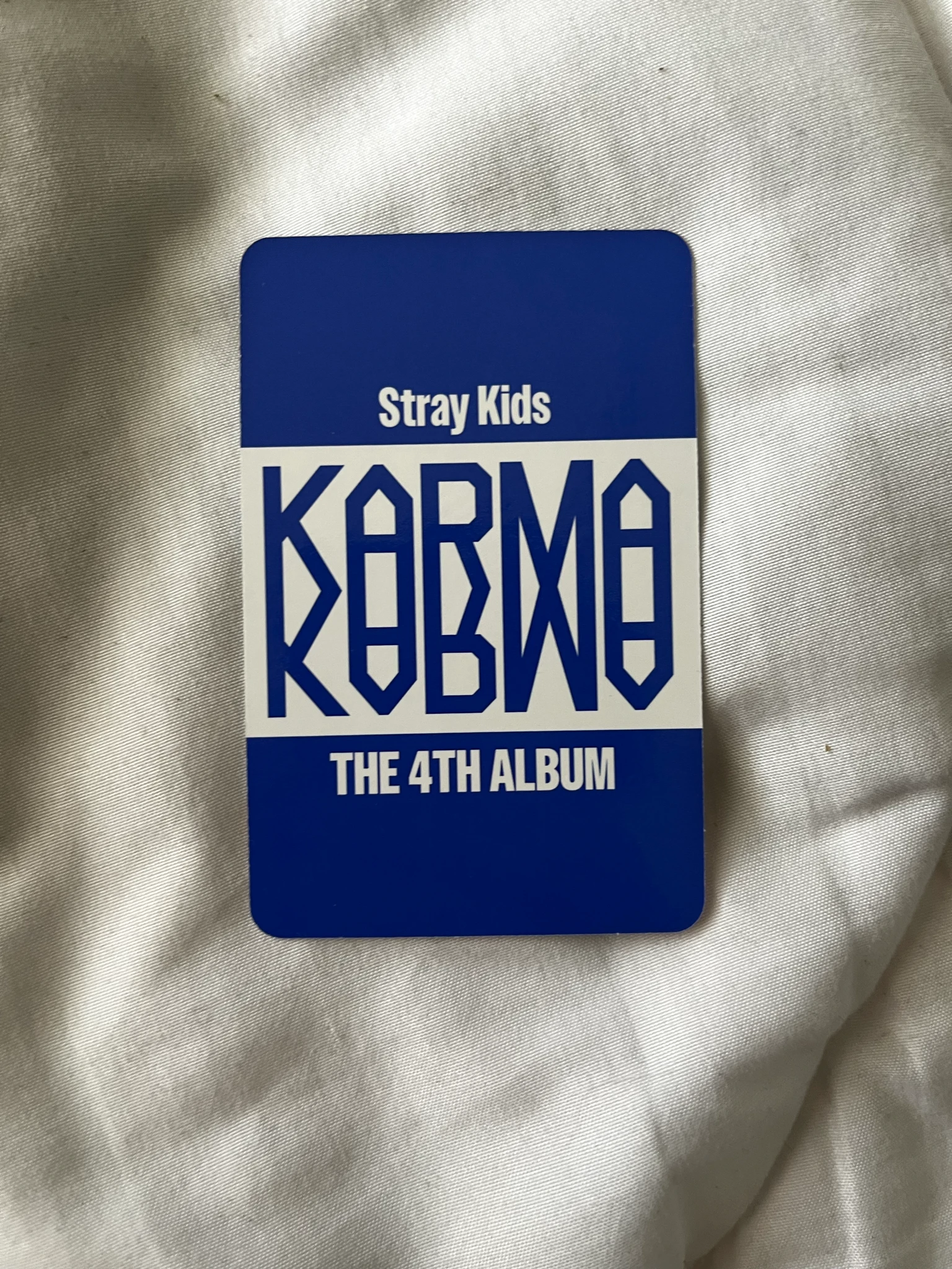 Stray Kids Bang Chan Stray Kids - Bang Chan - KARMA Album album photocard accordion version listing photo 2