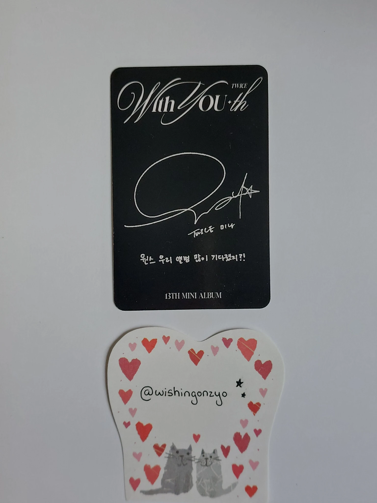 TWICE Mina TWICE-Mina-Album-with you-th listing photo 2