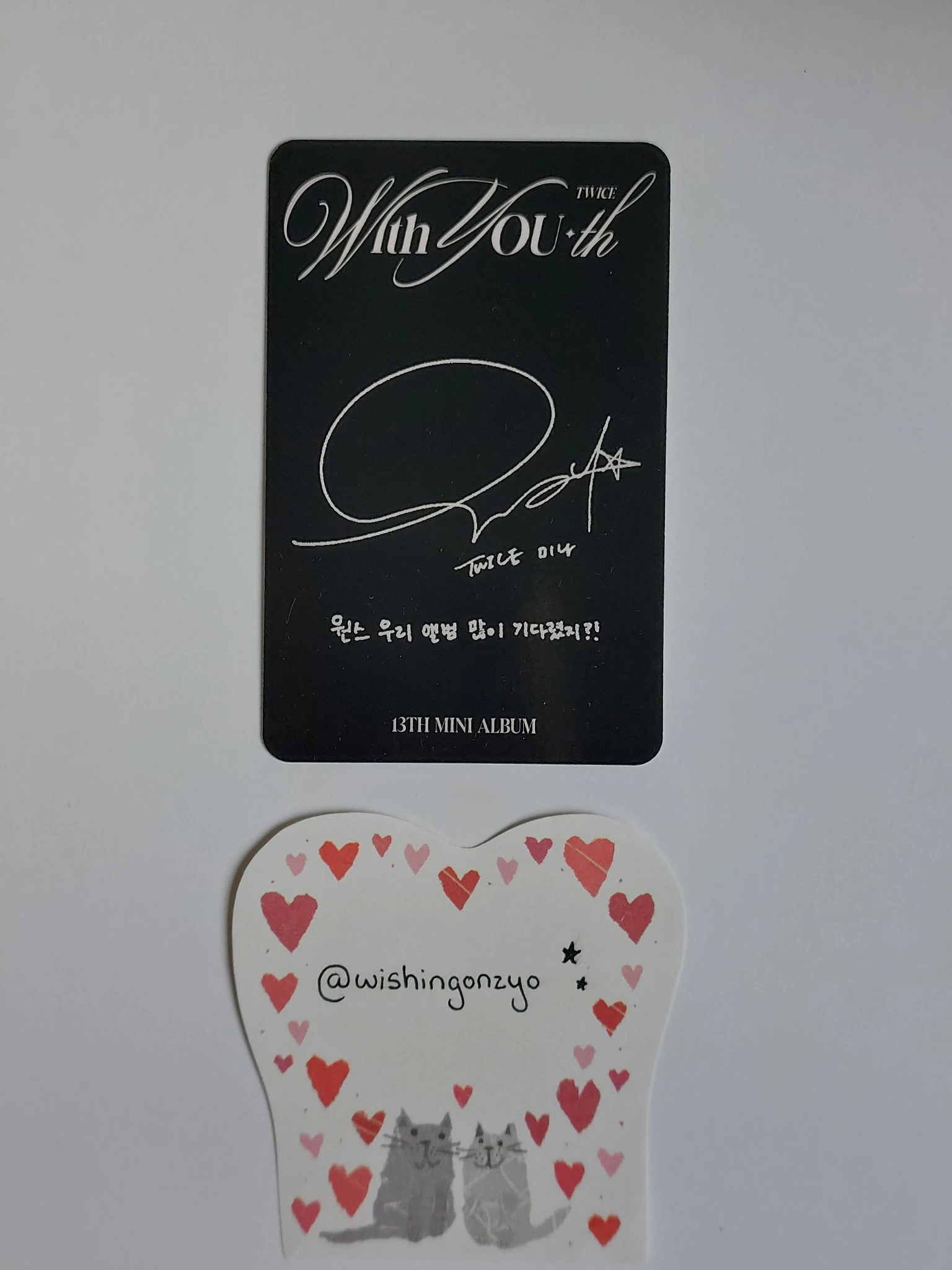 TWICE Mina TWICE-Mina-Album-with you-th listing photo 2