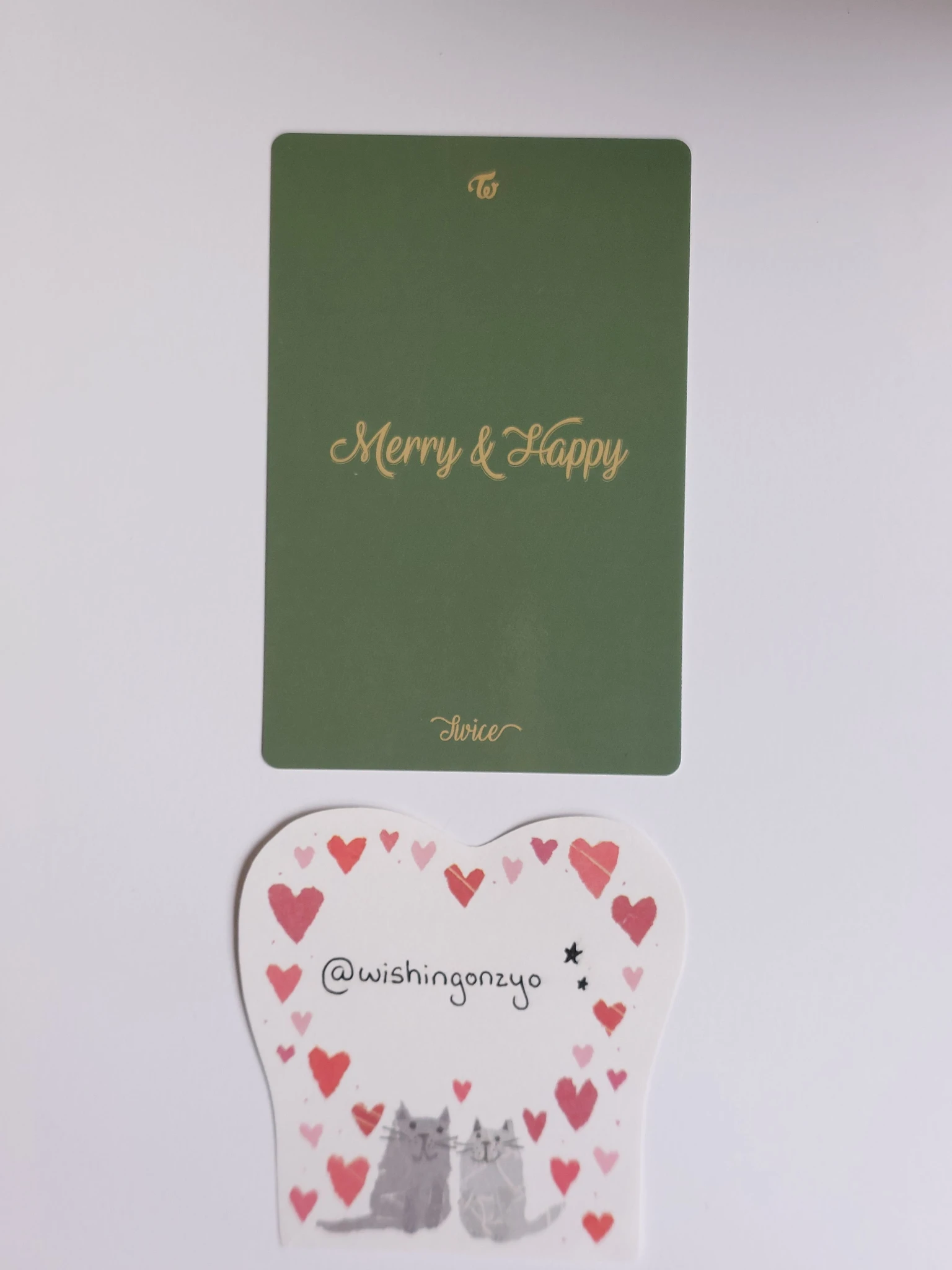 TWICE Jihyo TWICE - Jihyo - Merry & Happy Album photocard set pob (pre-order benefit) jyp shop listing photo 2