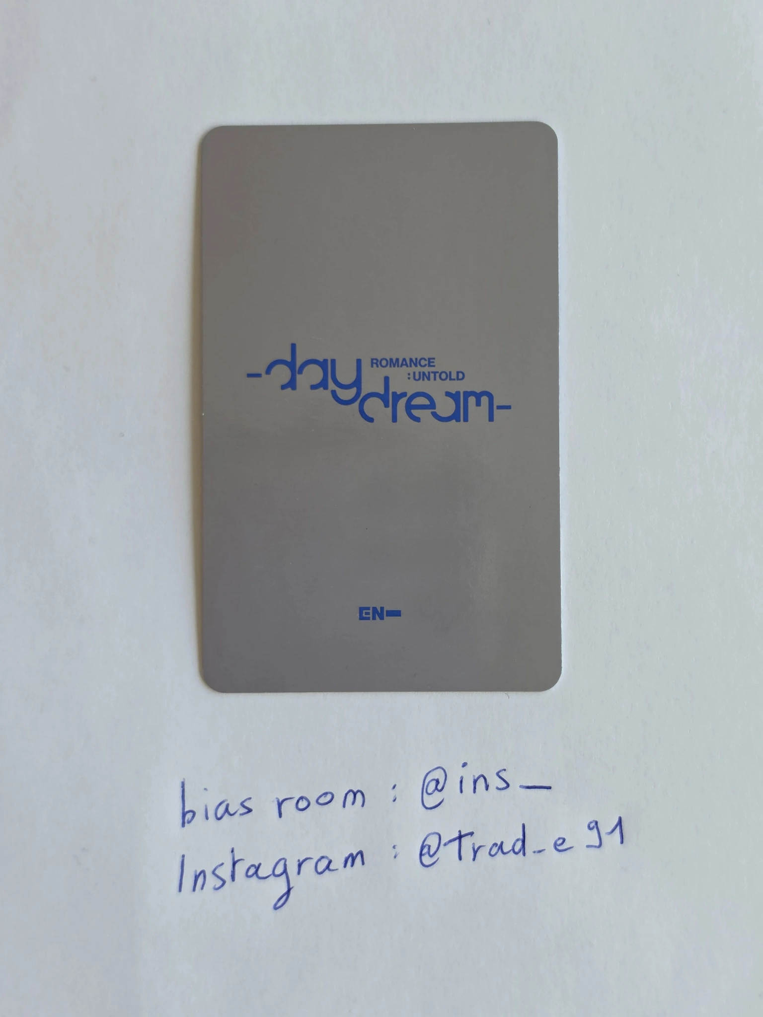 ENHYPEN Jungwon ENHYPEN - Jungwon - ROMANCE: UNTOLD-DAYDREAM- Album listing photo 2