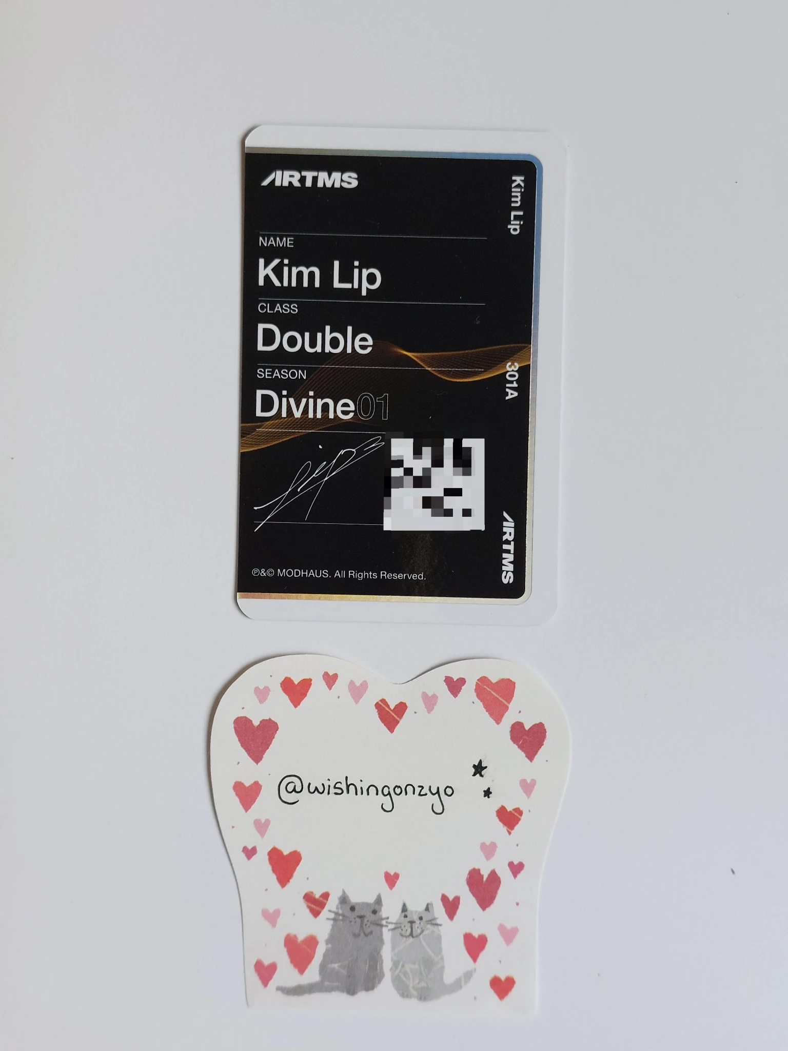 ARTMS Kim Lip ARTMS - Kim Lip - Club Icarus Album album photocard objekt music album listing photo 2