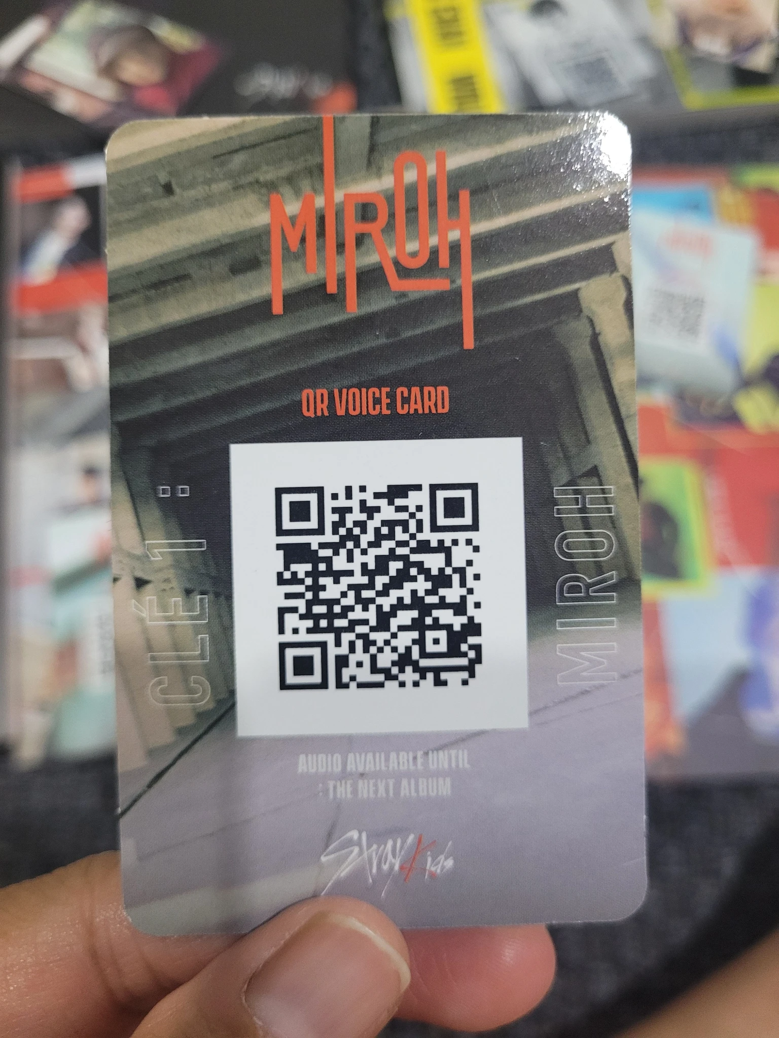 Stray Kids Seungmin Stray Kids - Seungmin - Clé 1: Miroh Album album photocard black border listing photo 2