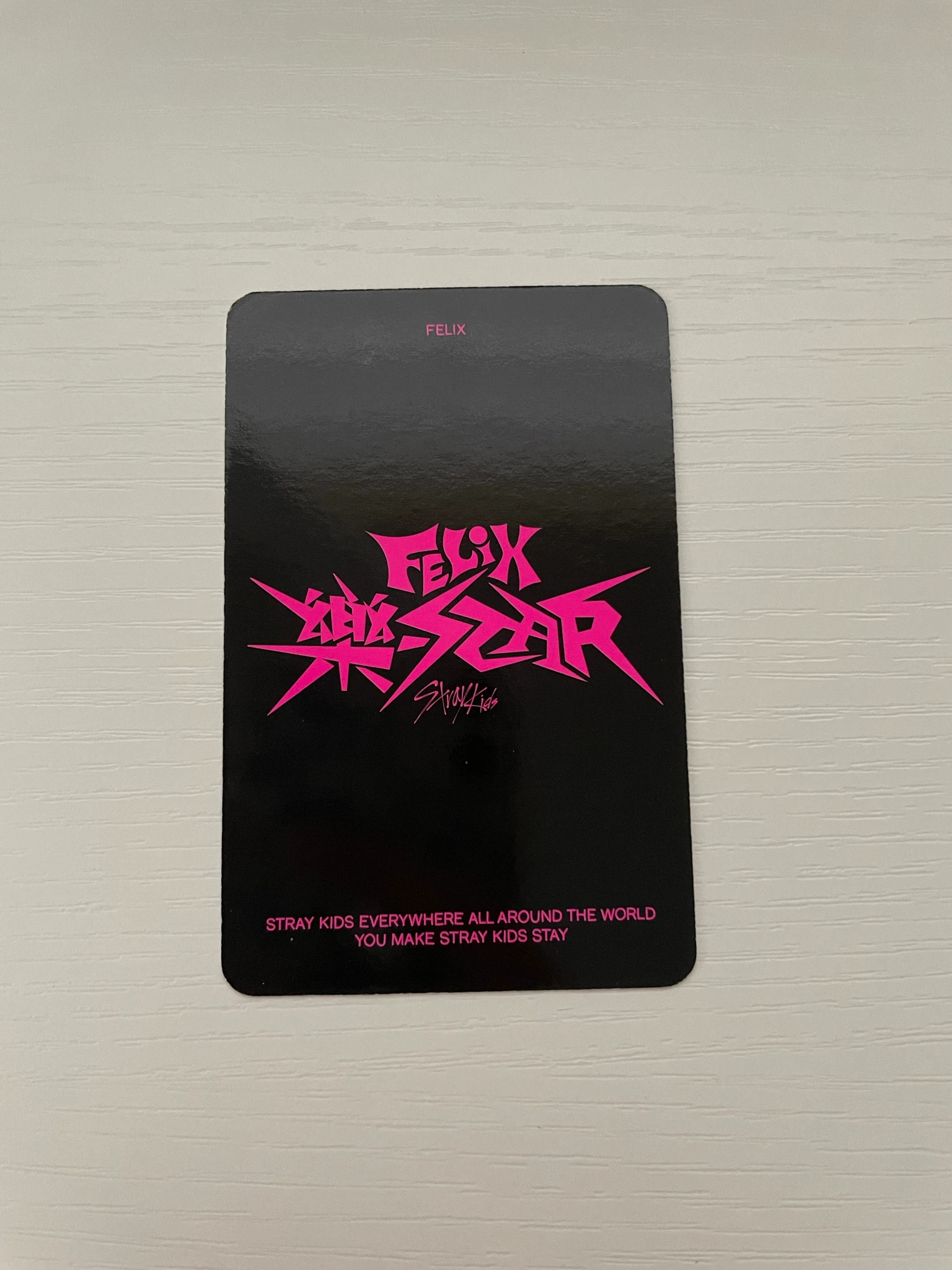 Stray Kids Felix Stray Kids - Felix - Rock-Star Album album photocard postcard version listing photo 2