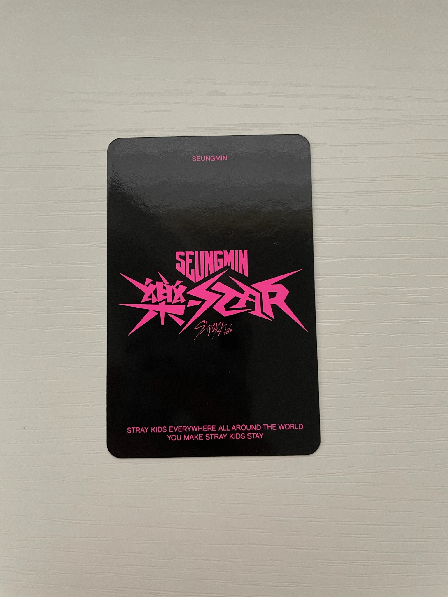 Stray Kids Seungmin Stray Kids - Seungmin - Rock-Star Album album photocard postcard version listing photo 2