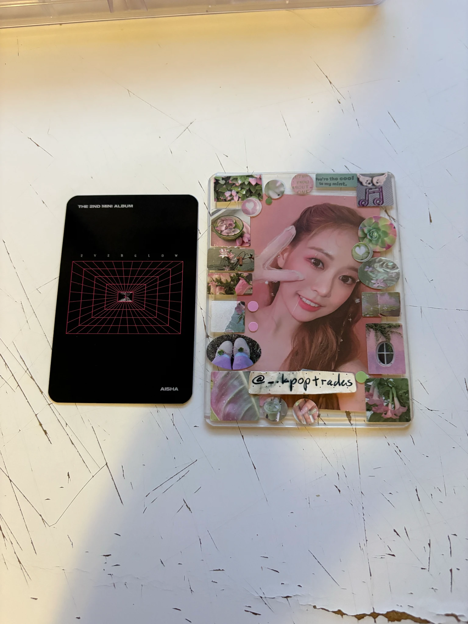 EVERGLOW Aisha EVERGLOW - Aisha - -77.82X-78.29 Album mymusictaste (mmt) pob (pre-order benefit) listing photo 2