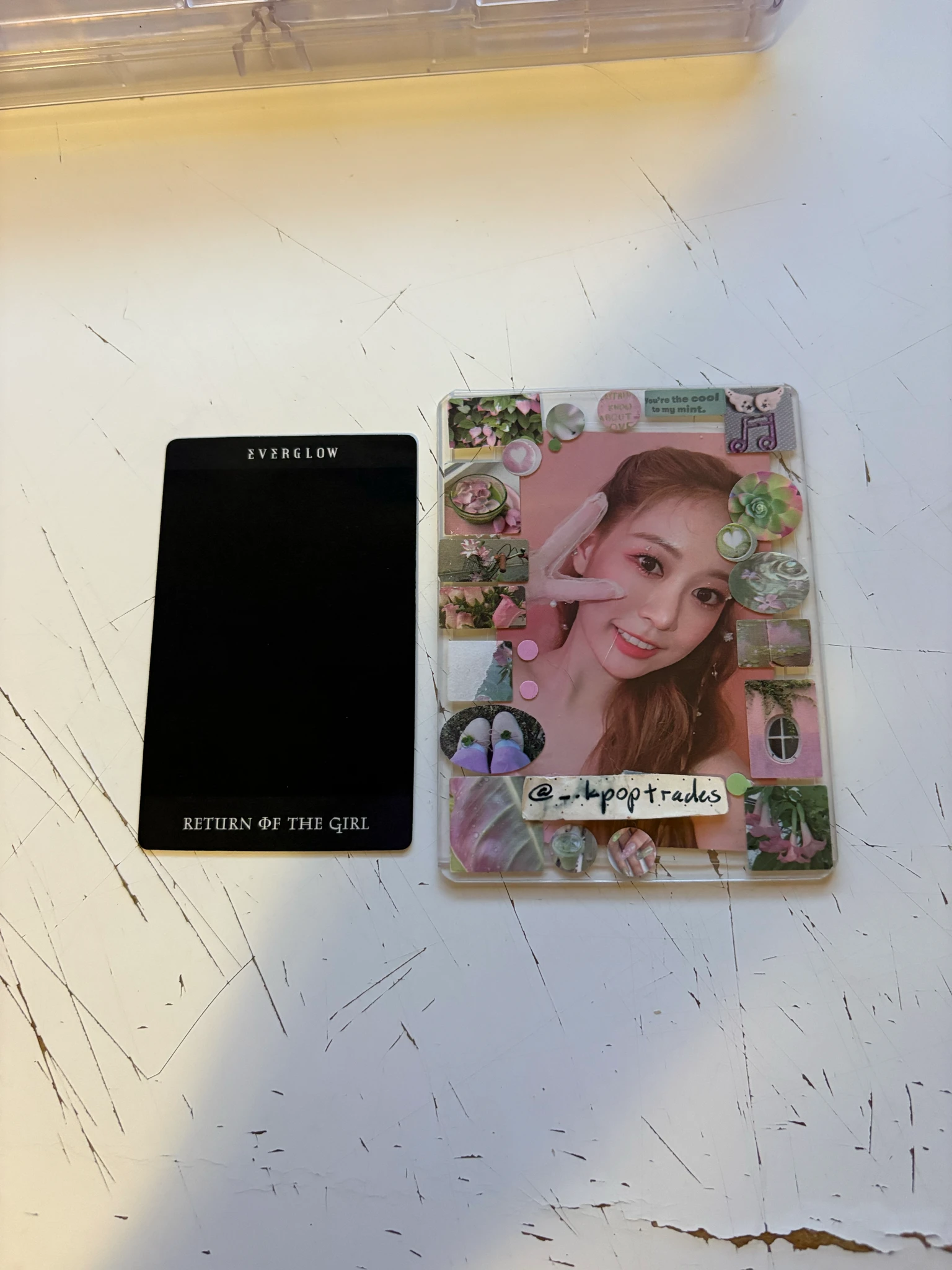 EVERGLOW Onda EVERGLOW - Onda - Return of The Girl Album apple music lucky draw (LD) listing photo 2