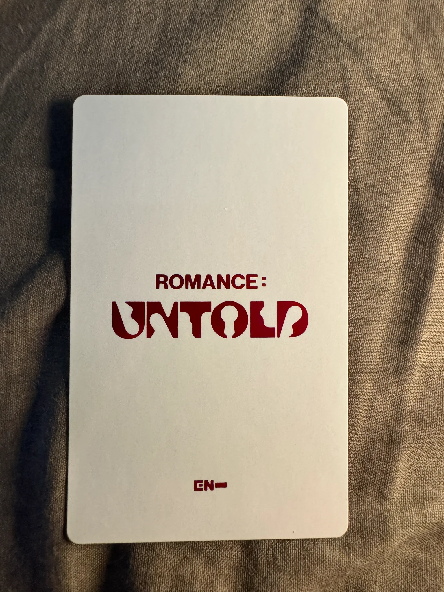ENHYPEN Ni-ki ENHYPEN - Ni-ki - ROMANCE: UNTOLD Album A version arcanum version korean album album photocard listing photo 2