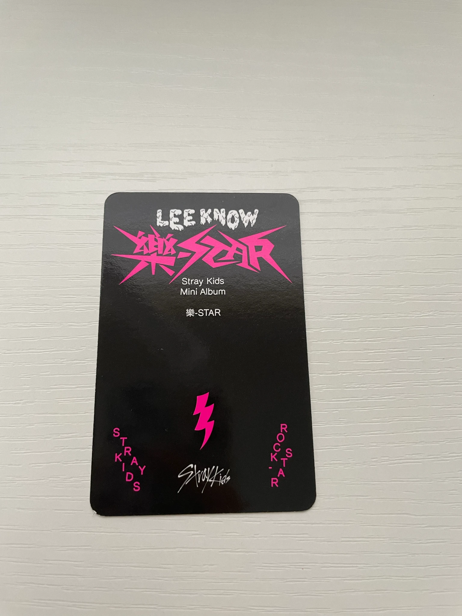 Stray Kids Lee Know Stray Kids - Lee Know - Rock-Star Album album photocard pre-order benefit postcard version listing photo 2