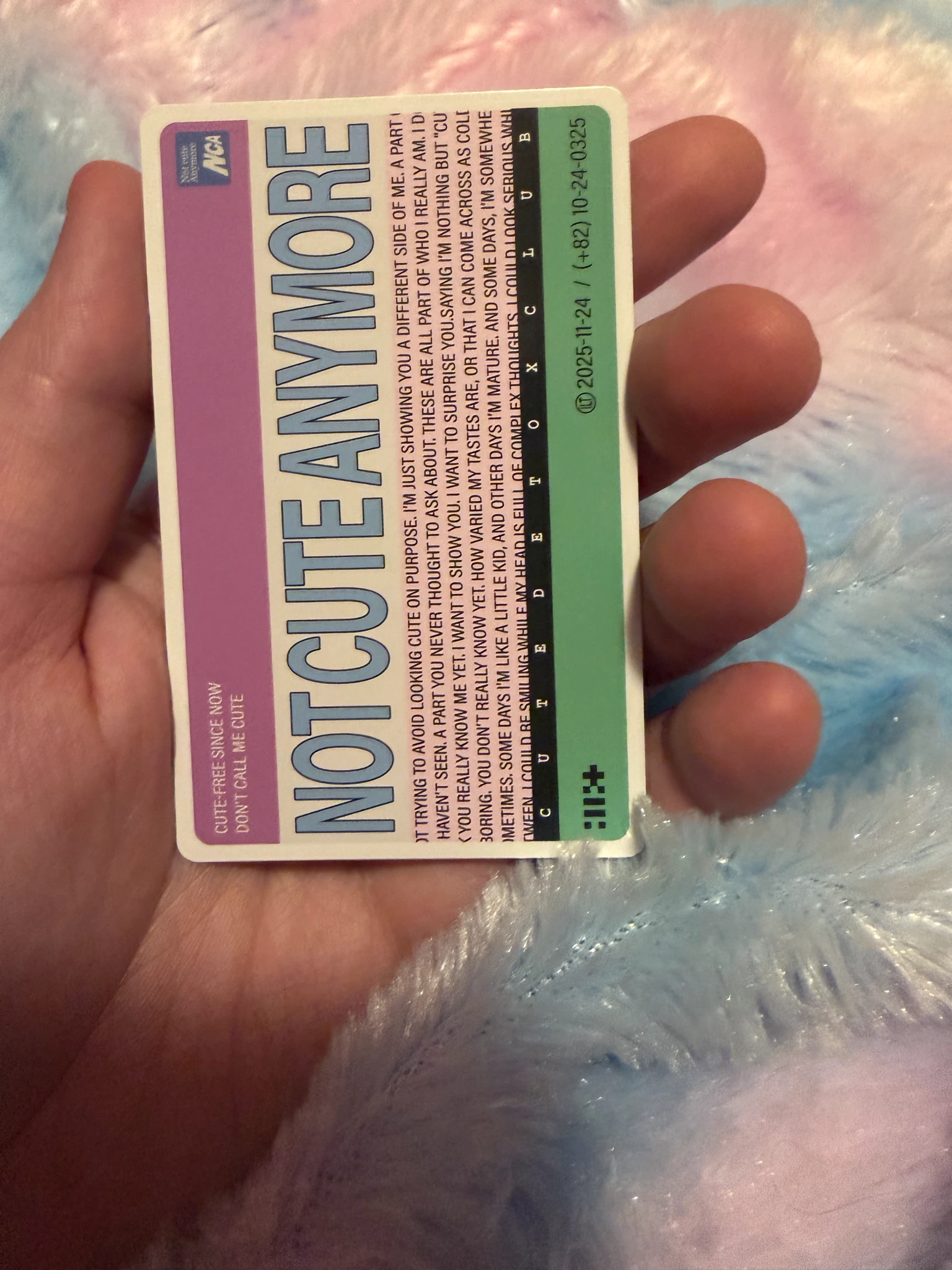 ILLIT Wonhee ILLIT - NOT CUTE ANYMORE Album not cute version album photocard listing photo 2