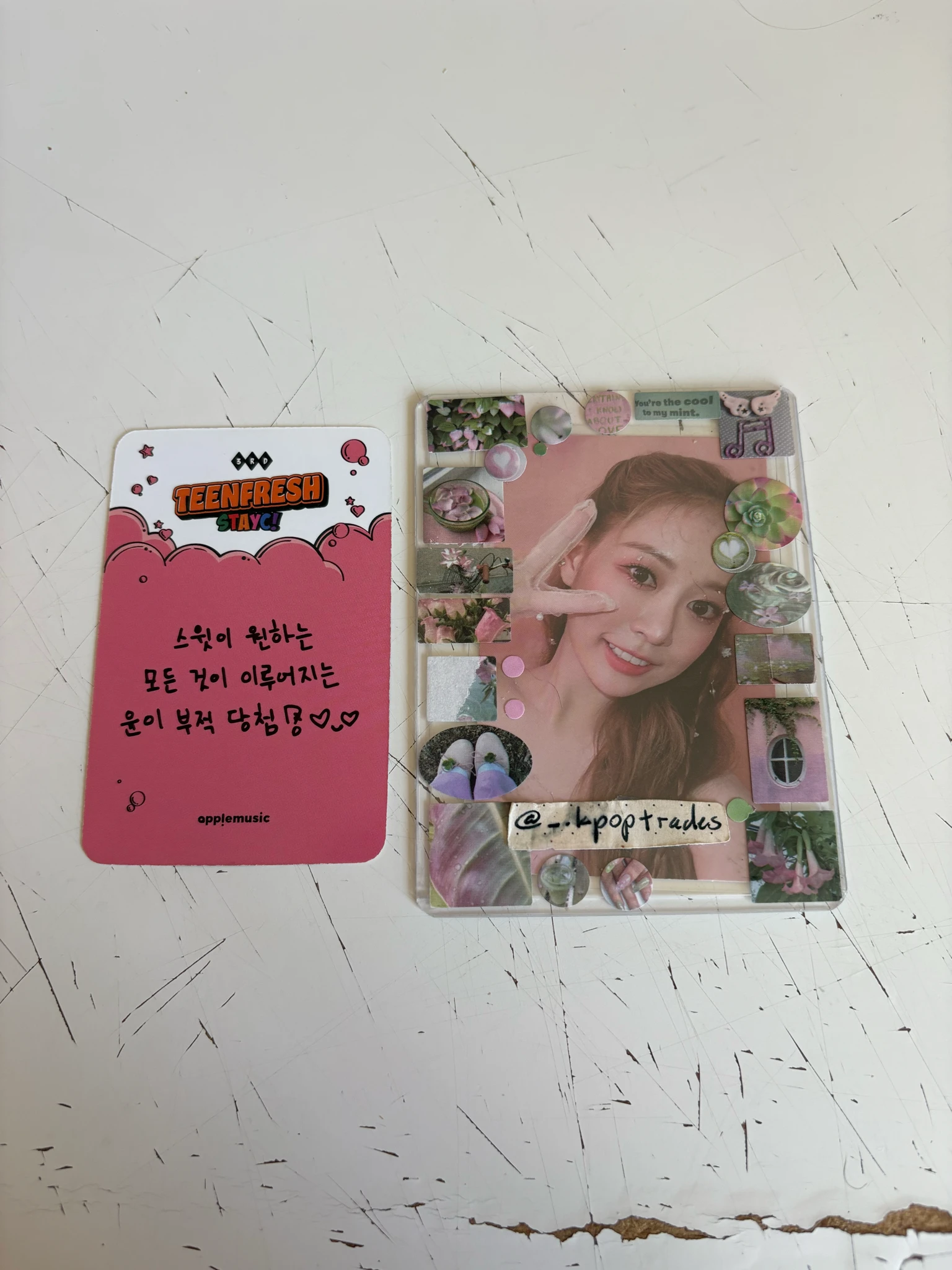 STAYC Yoon STAYC - TEENFRESH Album apple music lucky draw version 2 listing photo 2