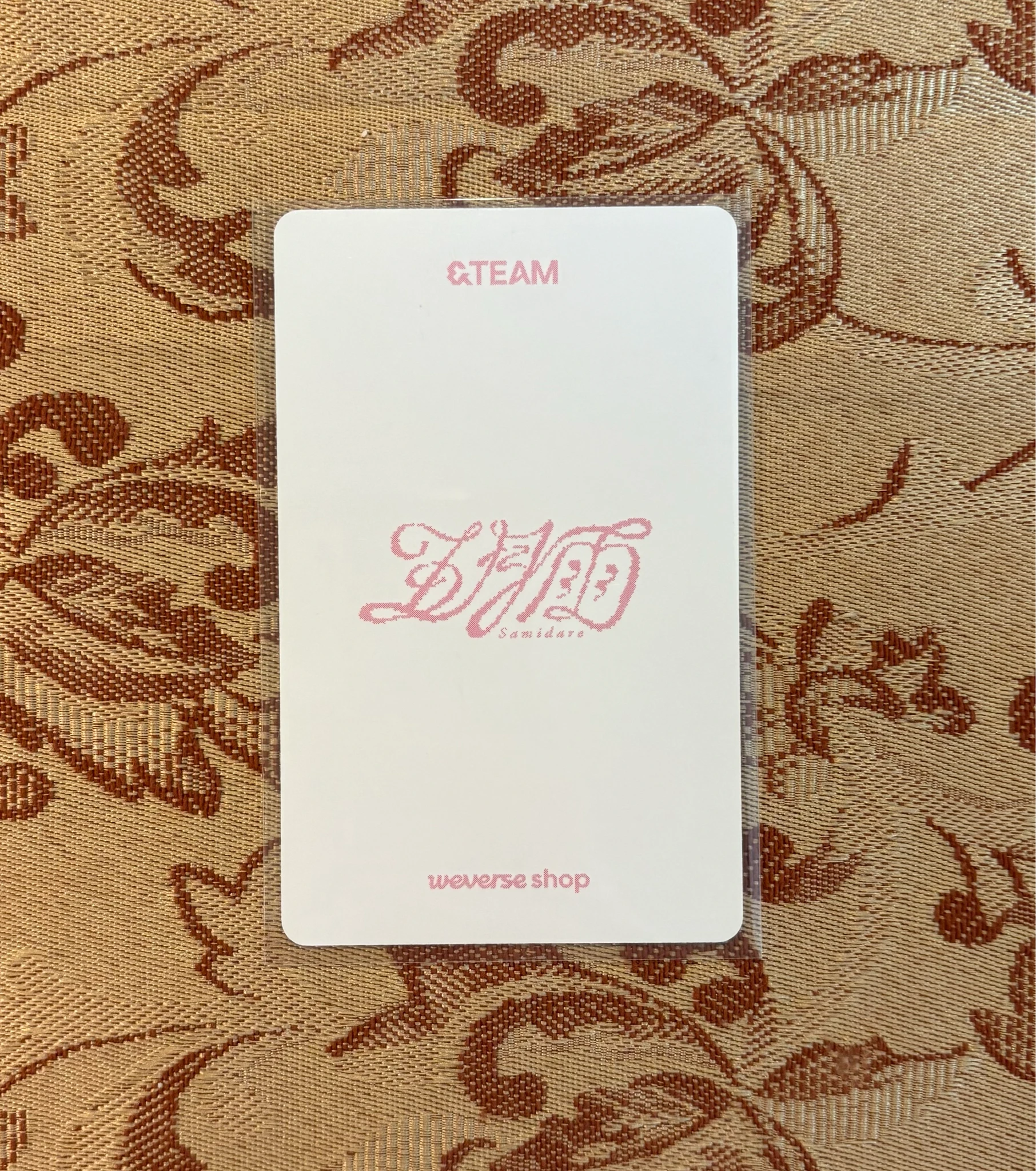 &TEAM EJ &TEAM - EJ - Samidare  Album fansign weverse global shop (wvg) round 2 listing photo 2