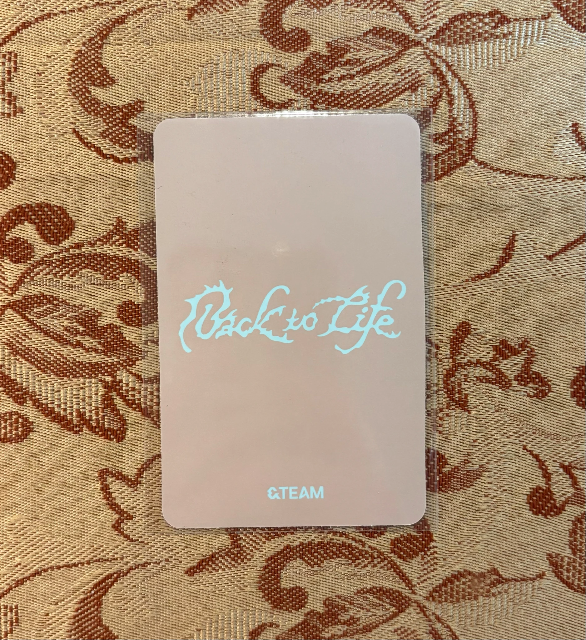 &TEAM Taki &TEAM - Taki - Back to Life  Album album photocard listing photo 2