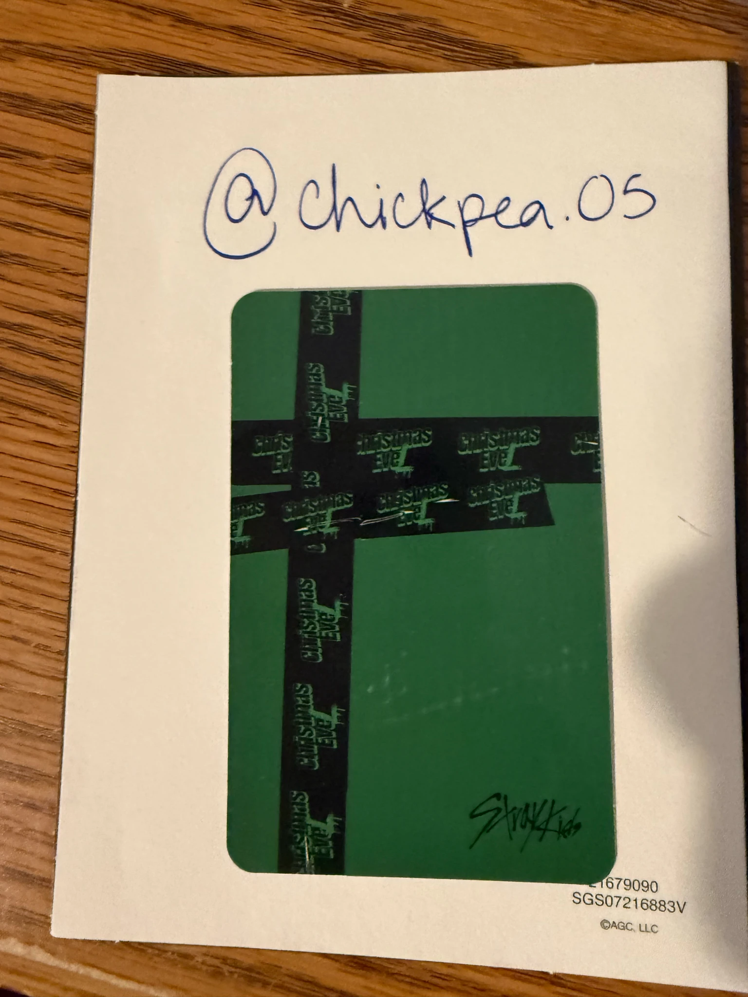 Stray Kids Changbin Stray Kids - Changbin - Christmas EveL Album album photocard concept b listing photo 2