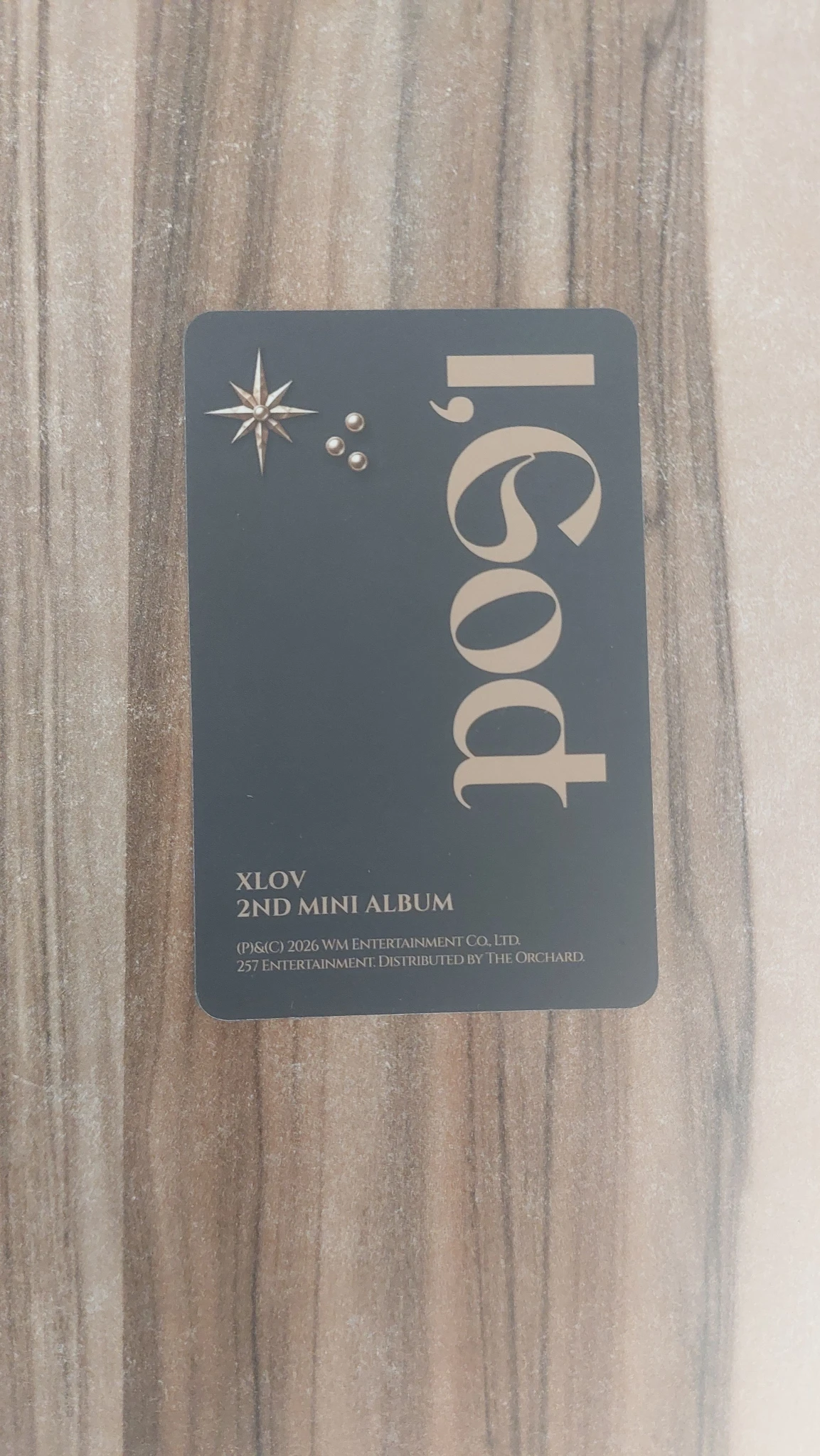XLOV Rui XLOV - Rui - I, God Album kpop nara A version retail exclusive listing photo 2