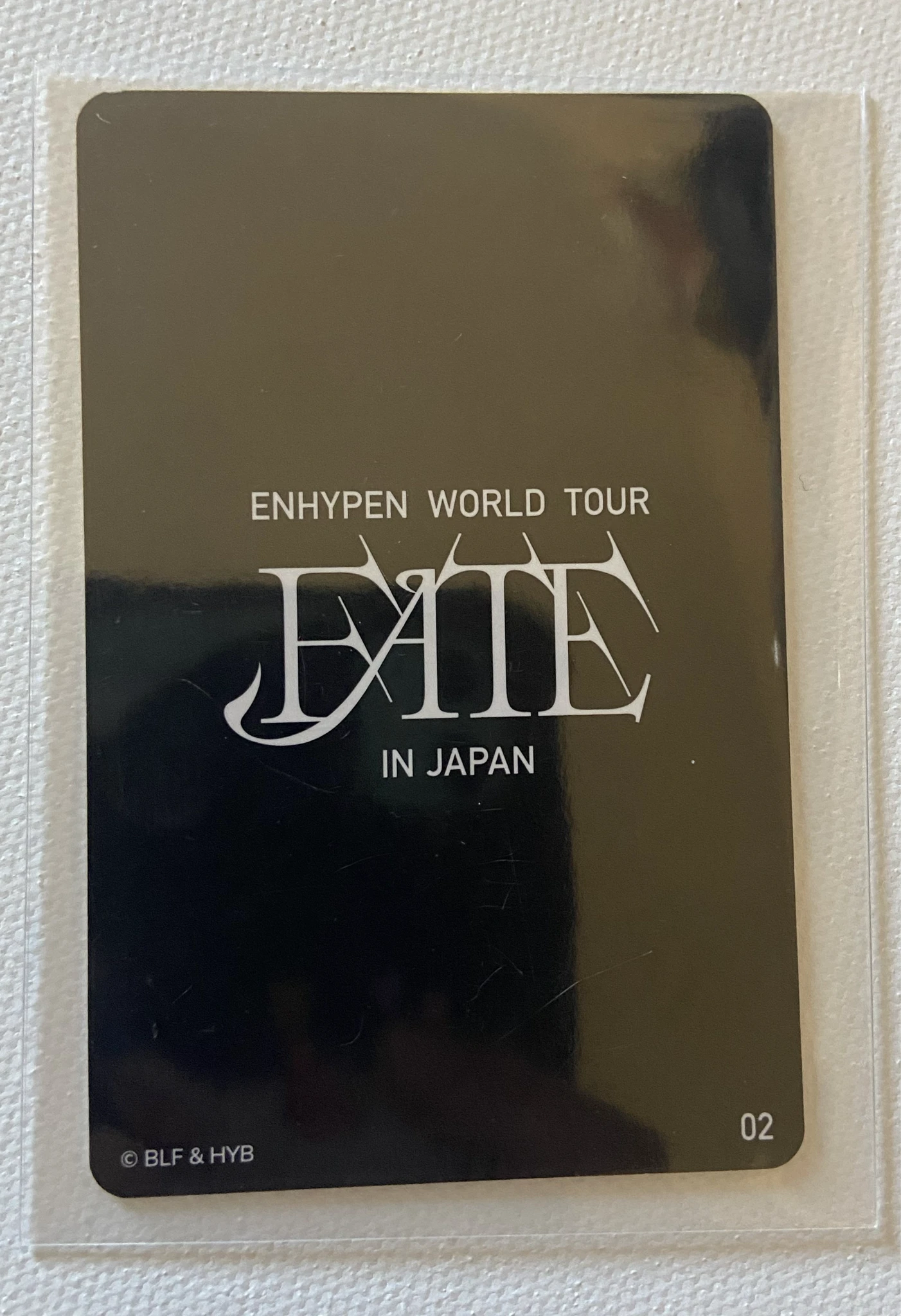 ENHYPEN Evan (Heeseung) ENHYPEN - Heeseung - World Tour 'Fate' Event trading card merch photocard japan listing photo 2
