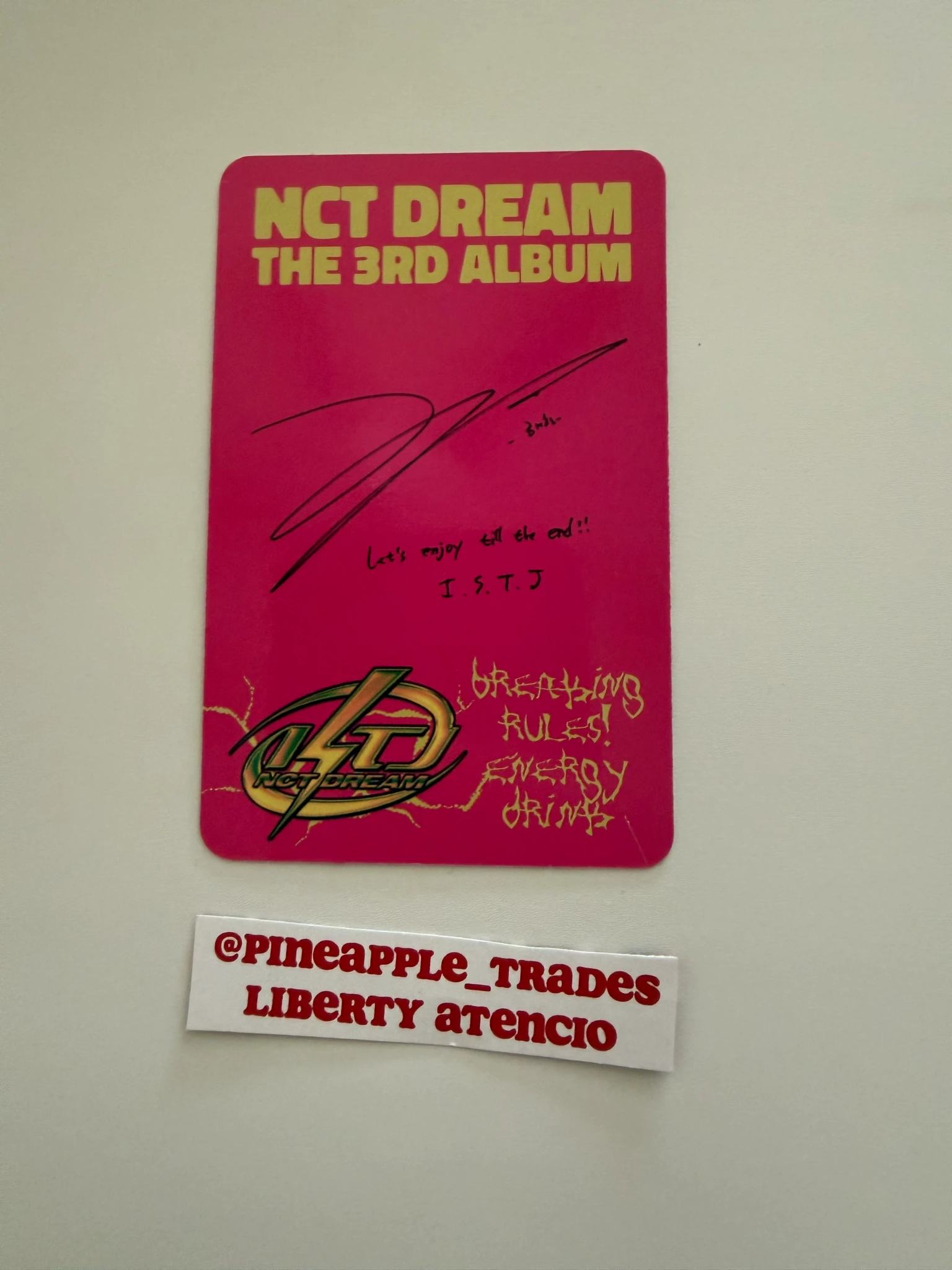 NCT DREAM Haechan NCT DREAM - Haechan - ISTJ Album barnes & noble exclusive listing photo 2