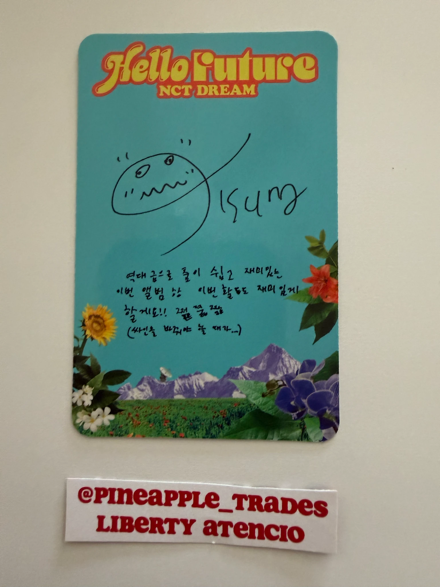 NCT DREAM Jisung NCT DREAM - Jisung - Hello Future Album future ver. listing photo 2