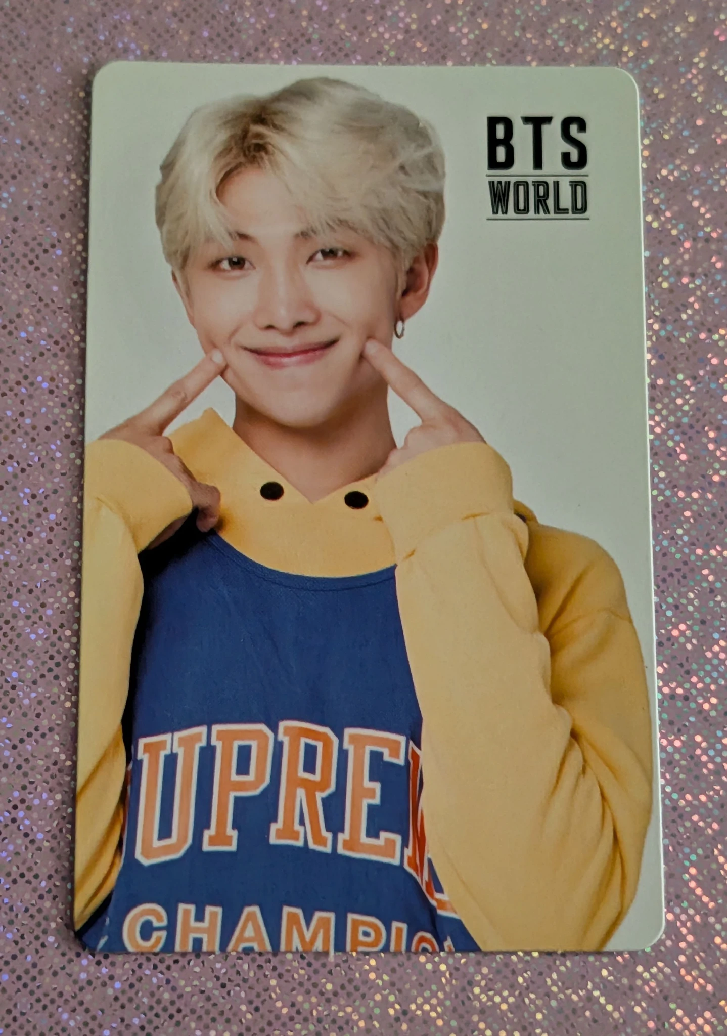 BTS RM BTS - RM - BTS World: Original Soundtrack Album album photocard double-sided listing photo 2