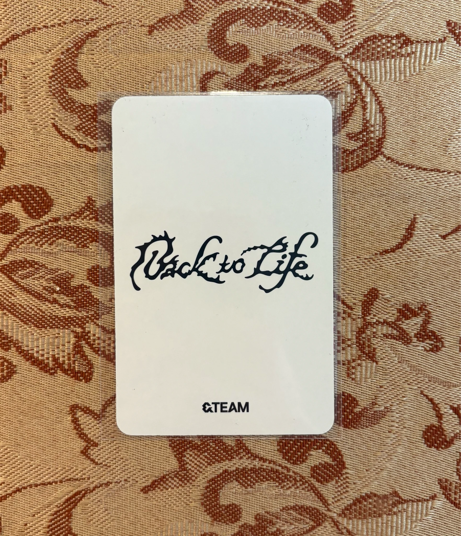 &TEAM Maki &TEAM - Maki - Back to Life  Album album photocard roar version B version listing photo 2