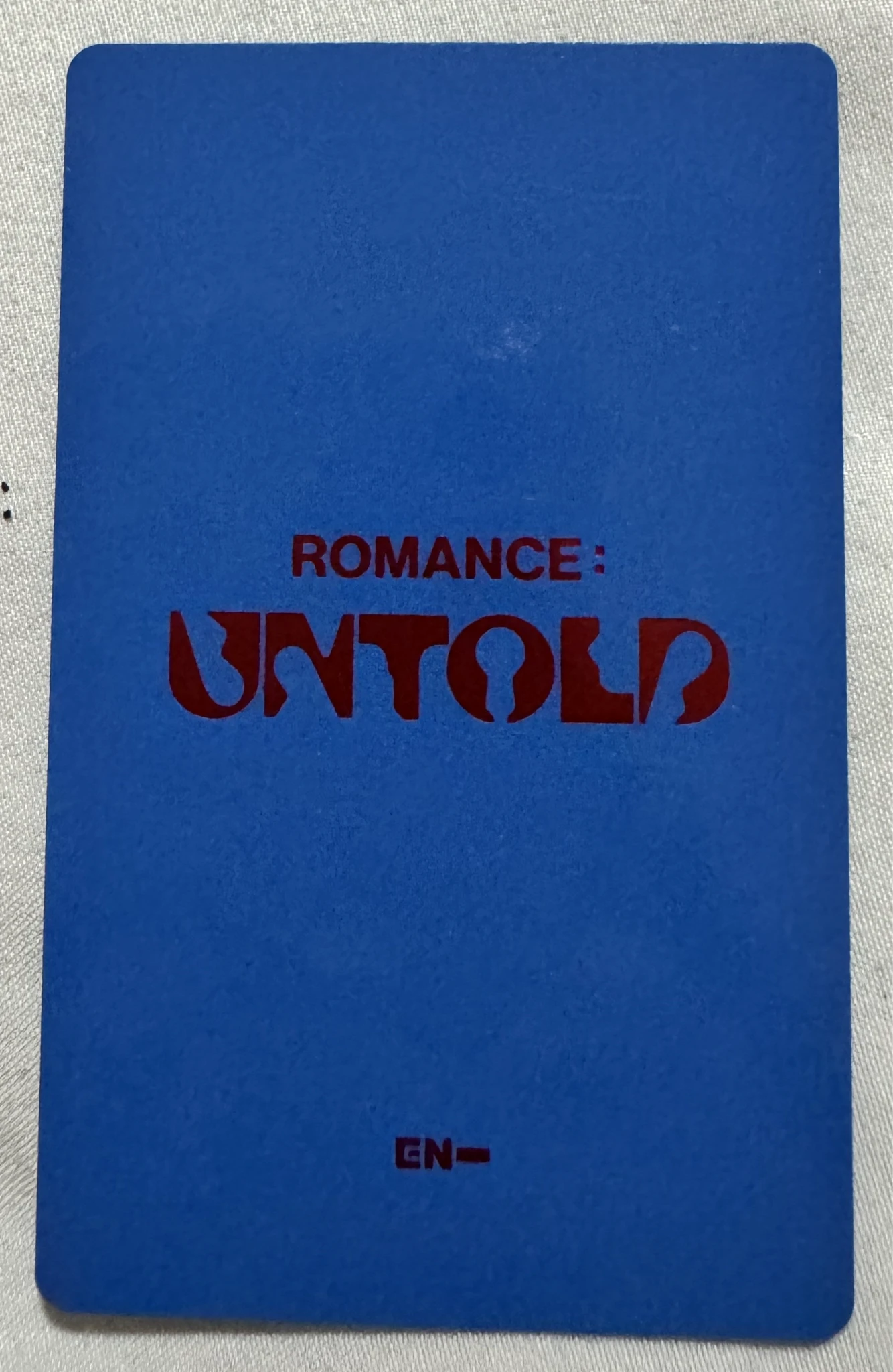 ENHYPEN Sunoo ENHYPEN - Sunoo - ROMANCE: UNTOLD Album concessio version korean album A version album photocard listing photo 2