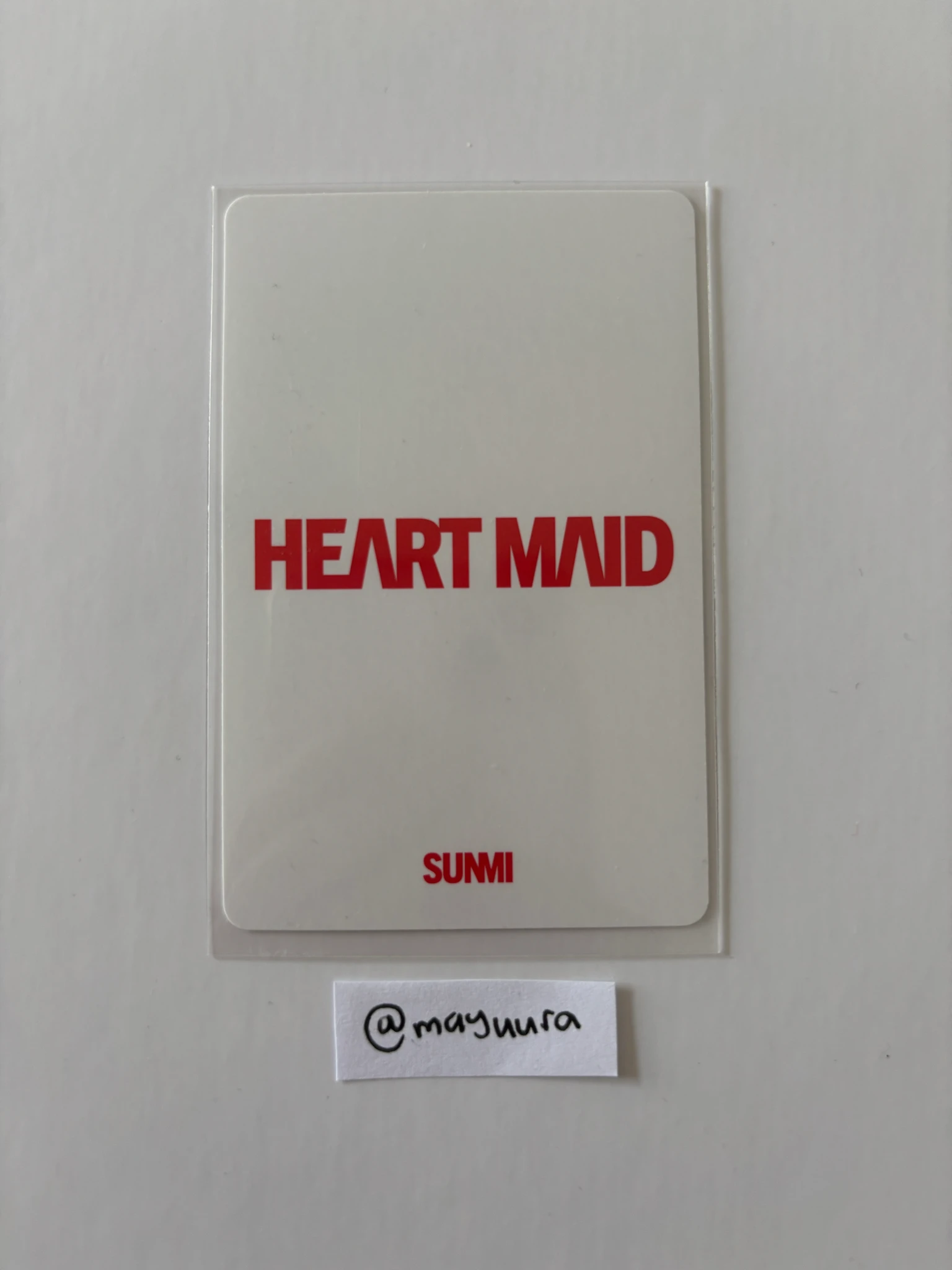 Sunmi Sunmi Sunmi - Sunmi - HEART MAID Album album photocard listing photo 2