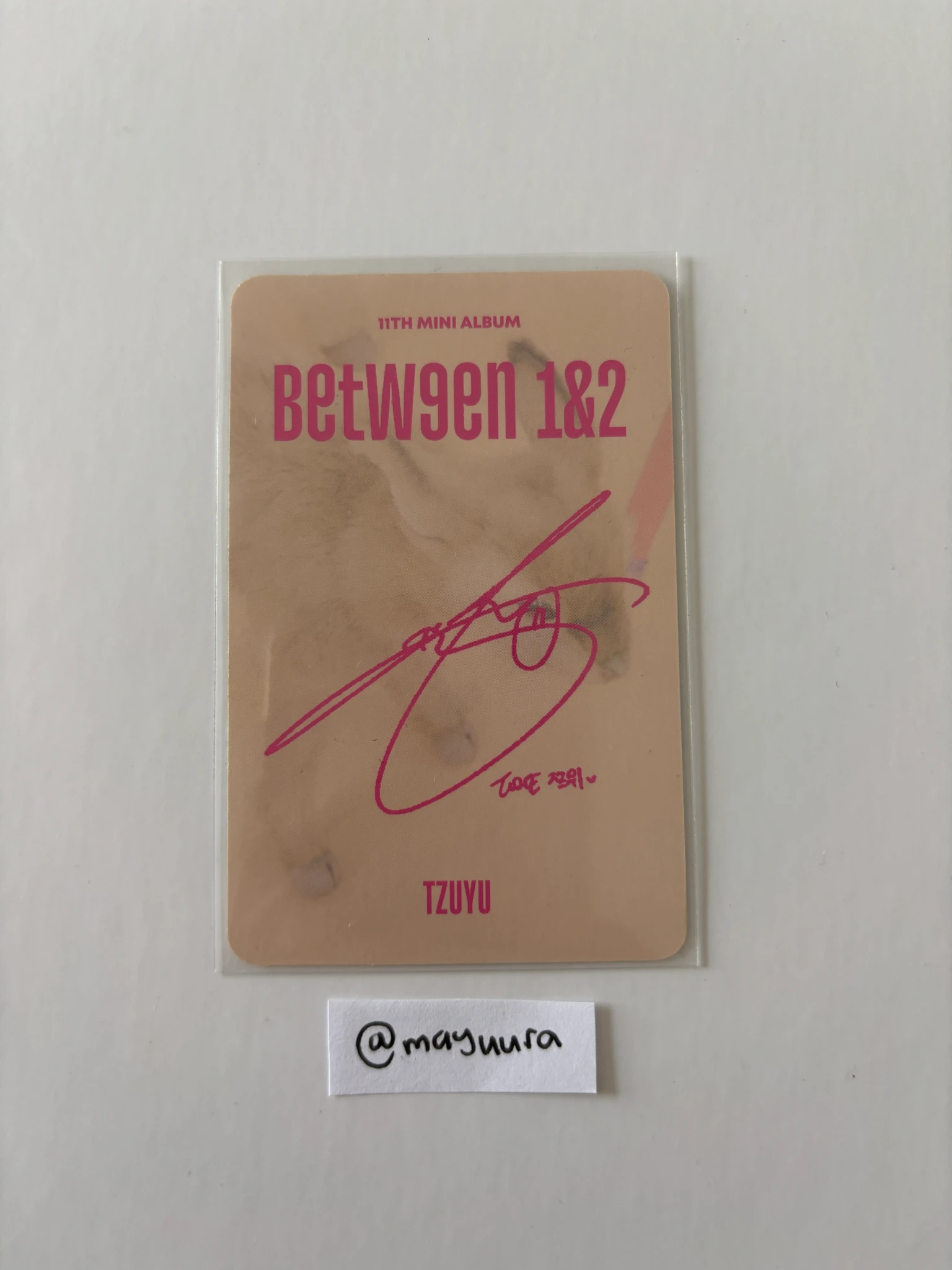 TWICE Tzuyu TWICE-Tzuyu-Album-BETWEEN 1&2 listing photo 2