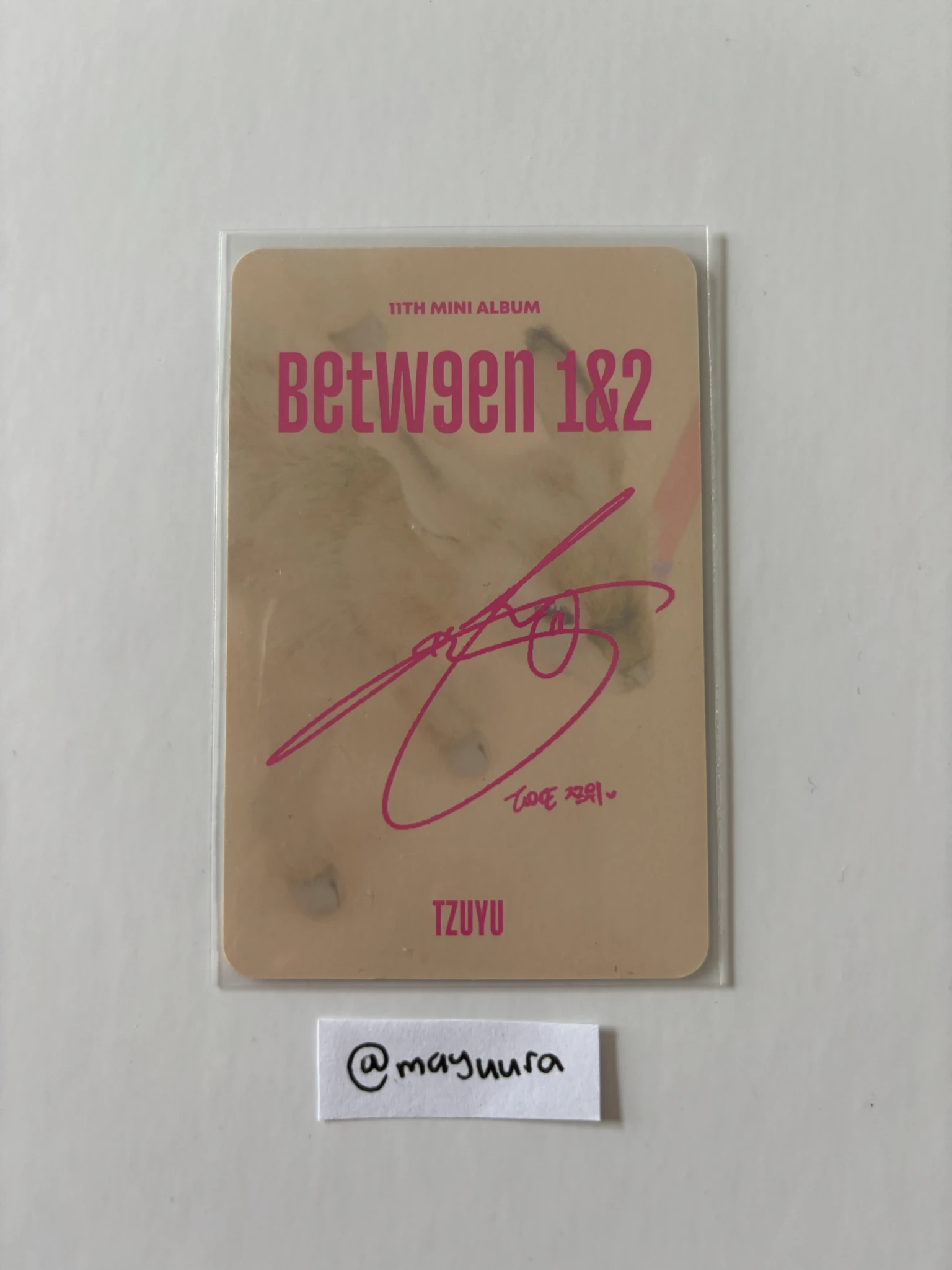 TWICE Tzuyu TWICE-Tzuyu-Album-BETWEEN 1&2 listing photo 2
