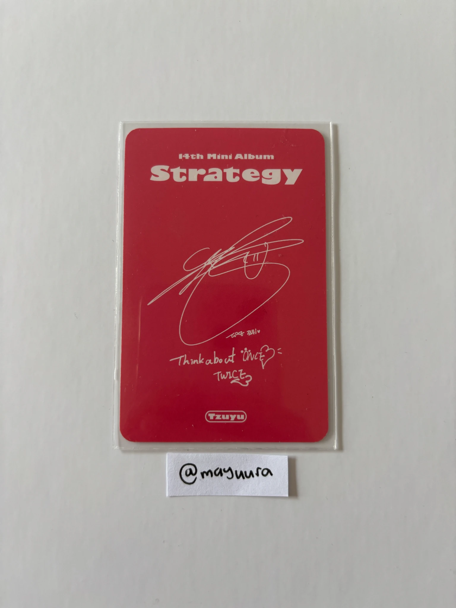 TWICE Tzuyu TWICE-Tzuyu-Album-strategy listing photo 2