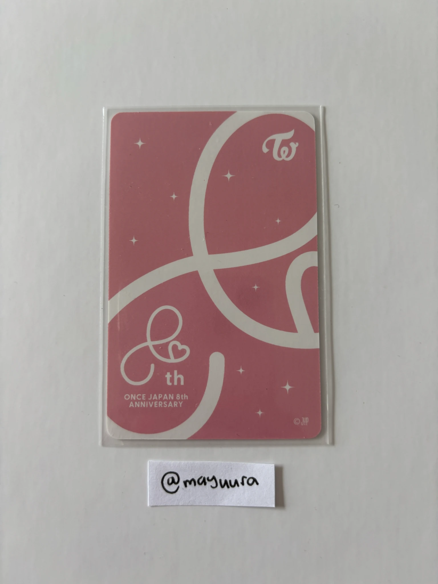 TWICE Tzuyu TWICE - Tzuyu - ONCE JAPAN 8th ANNIVERSARY POPUP Event lottery japan offline listing photo 2