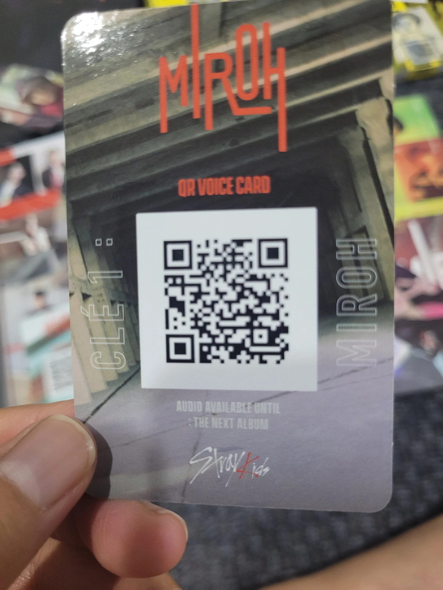 Stray Kids Changbin Stray Kids - Changbin - Clé 1: Miroh Album album photocard black border listing photo 2