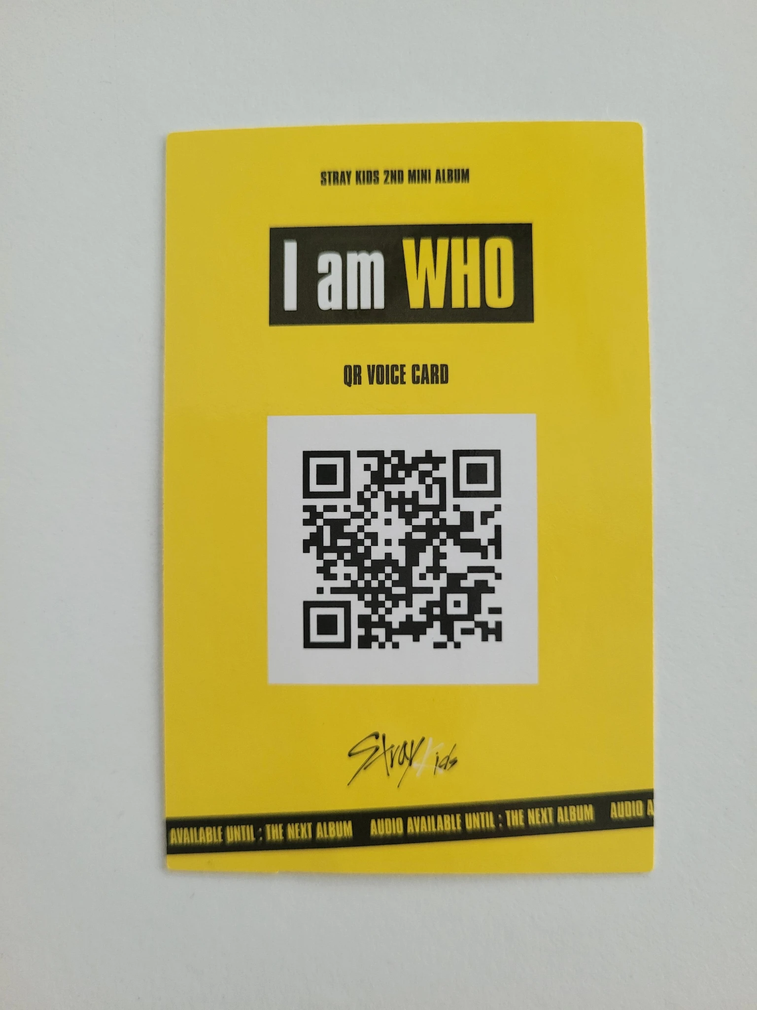 Stray Kids Bang Chan Stray Kids - Bang Chan - I am WHO? Album album photocard behind ver. listing photo 2
