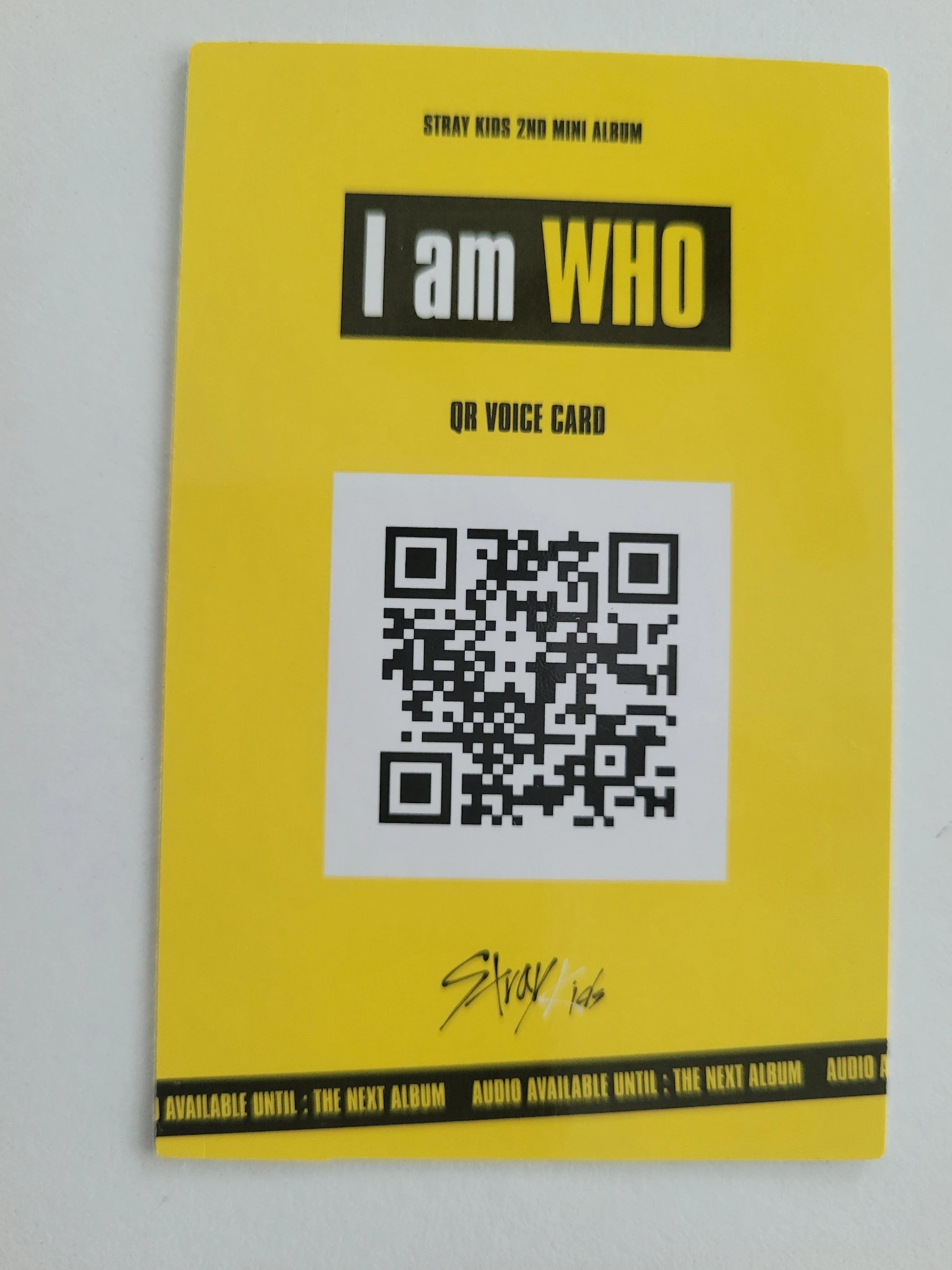 Stray Kids Hyunjin Stray Kids - Hyunjin - I am WHO? Album album photocard behind ver. listing photo 2