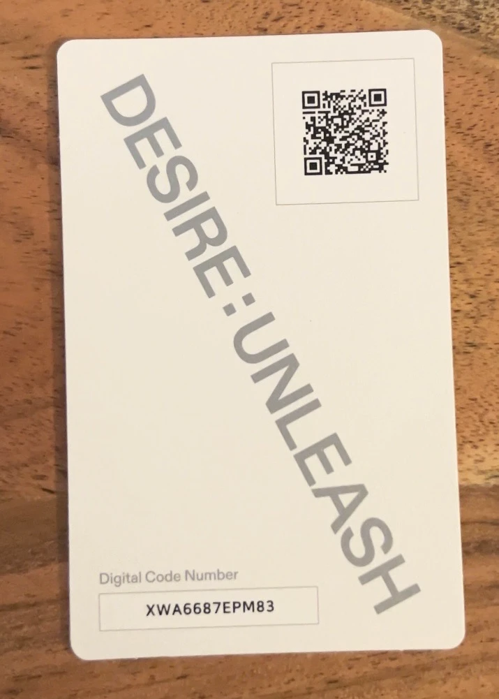 ENHYPEN ENHYPEN - DESIRE: UNLEASH Album weverse album version qr card korean album (non-kr source) album photocard listing photo 2