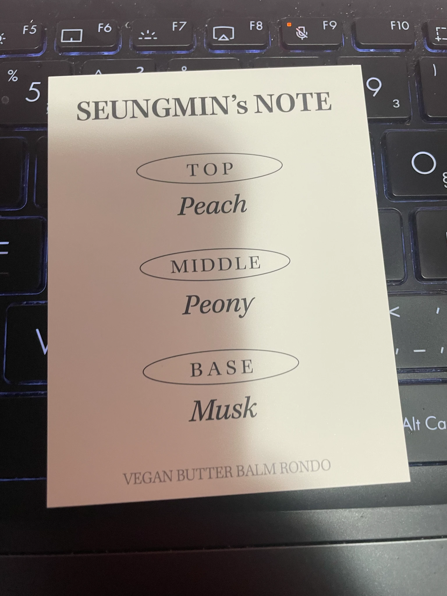 Stray Kids Seungmin Stray Kids - Seungmin - NACIFIC x Stray Kids Other nacific brand collaboration round 21 supplemental mini postcard listing photo 2