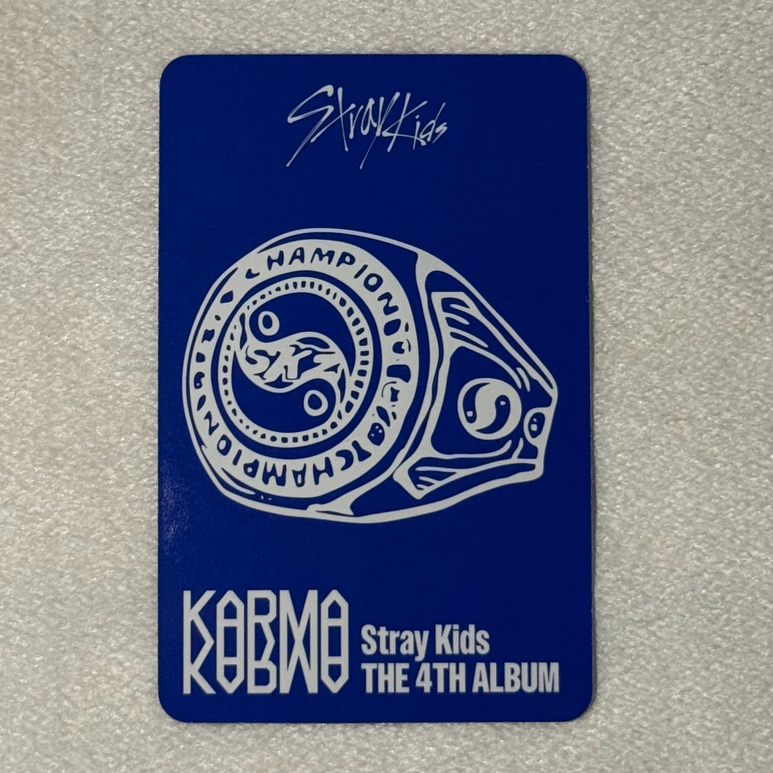 Stray Kids Bang Chan Stray Kids - Bang Chan - KARMA Album album photocard accordion version first press only listing photo 2