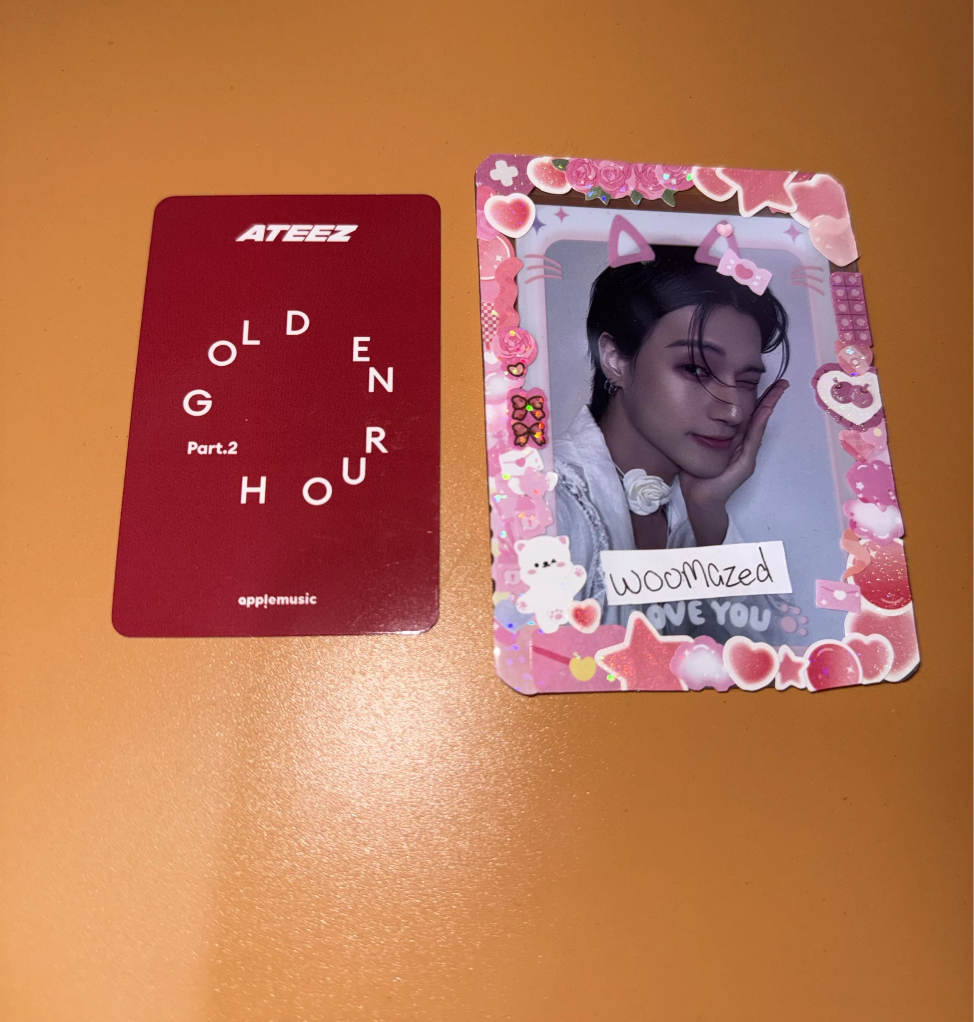 ATEEZ Seonghwa ATEEZ - Seonghwa - Golden Hour : Part 2 Album apple music lucky draw listing photo 2