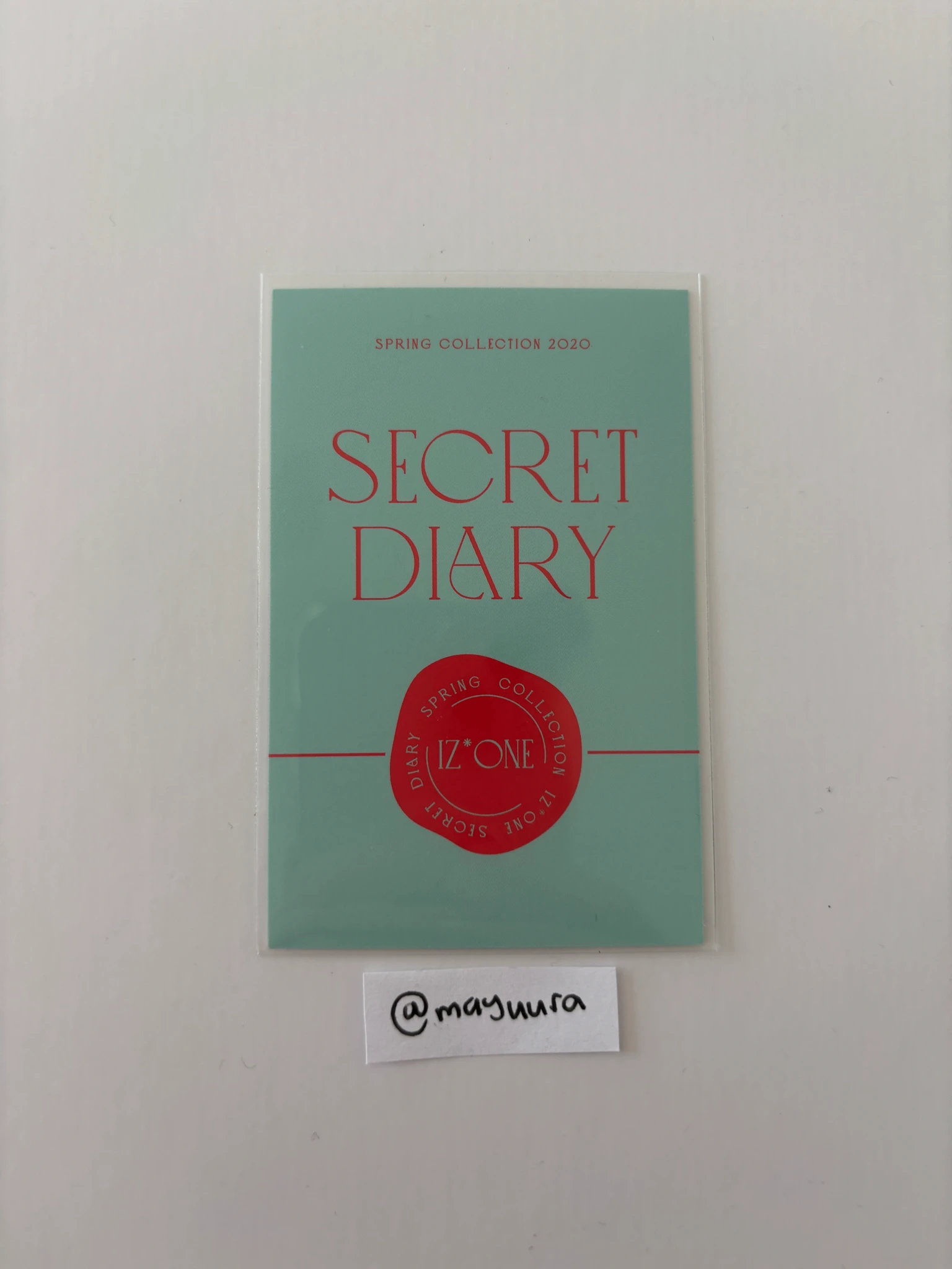 IZ*ONE Hitomi IZ*ONE - Hitomi - SPRING COLLECTION 2020 “SECRET DIARY” Other polaroid C version listing photo 2