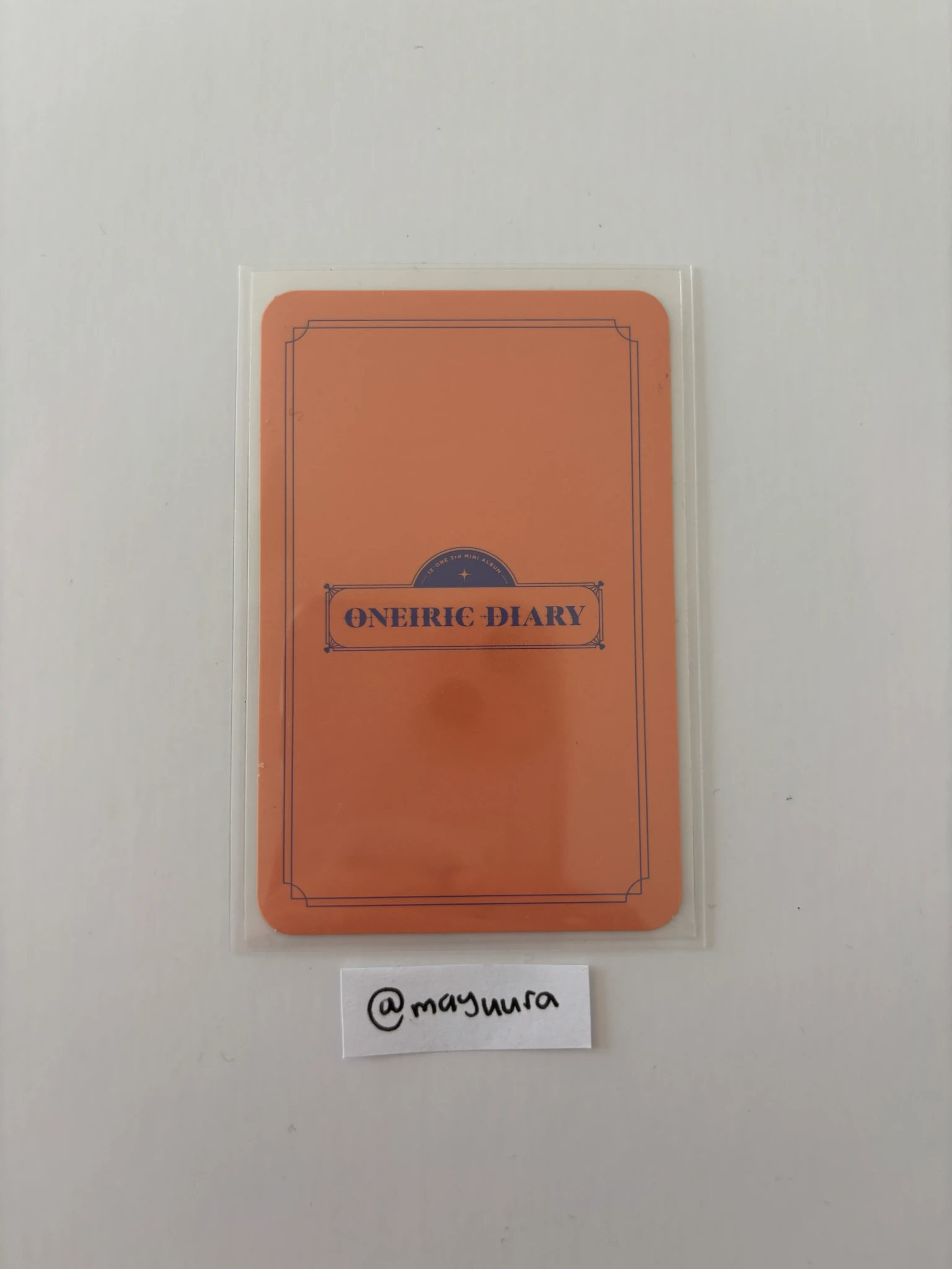 IZ*ONE Hitomi IZ*ONE - Hitomi - Oneiric Diary Album oneiric version album photocard listing photo 2