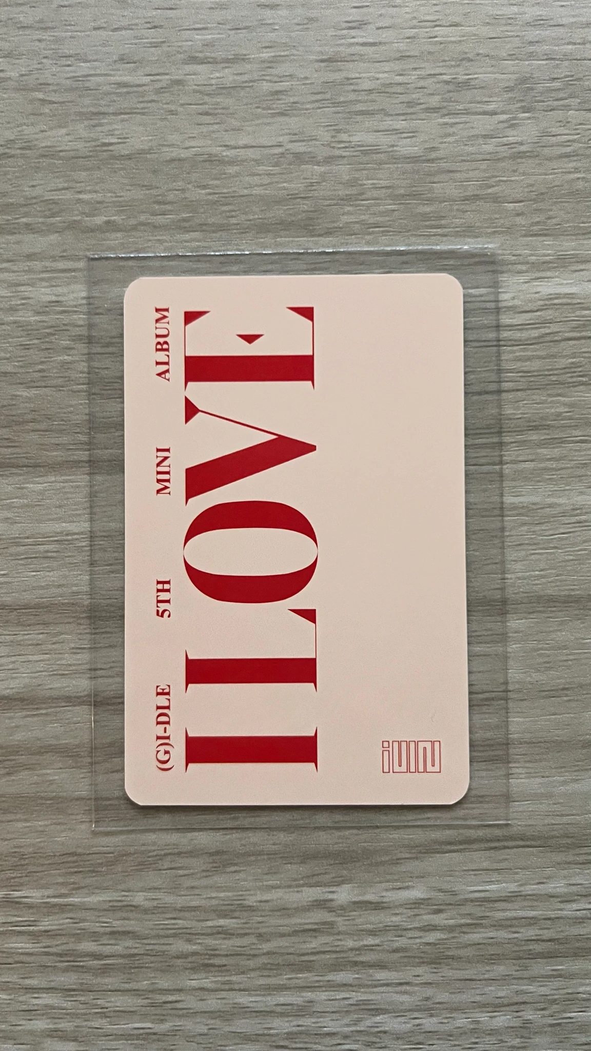 i-dle Minnie (G)I-DLE - Miyeon - I Love Album fansign video call round 1 ktown4u listing photo 2