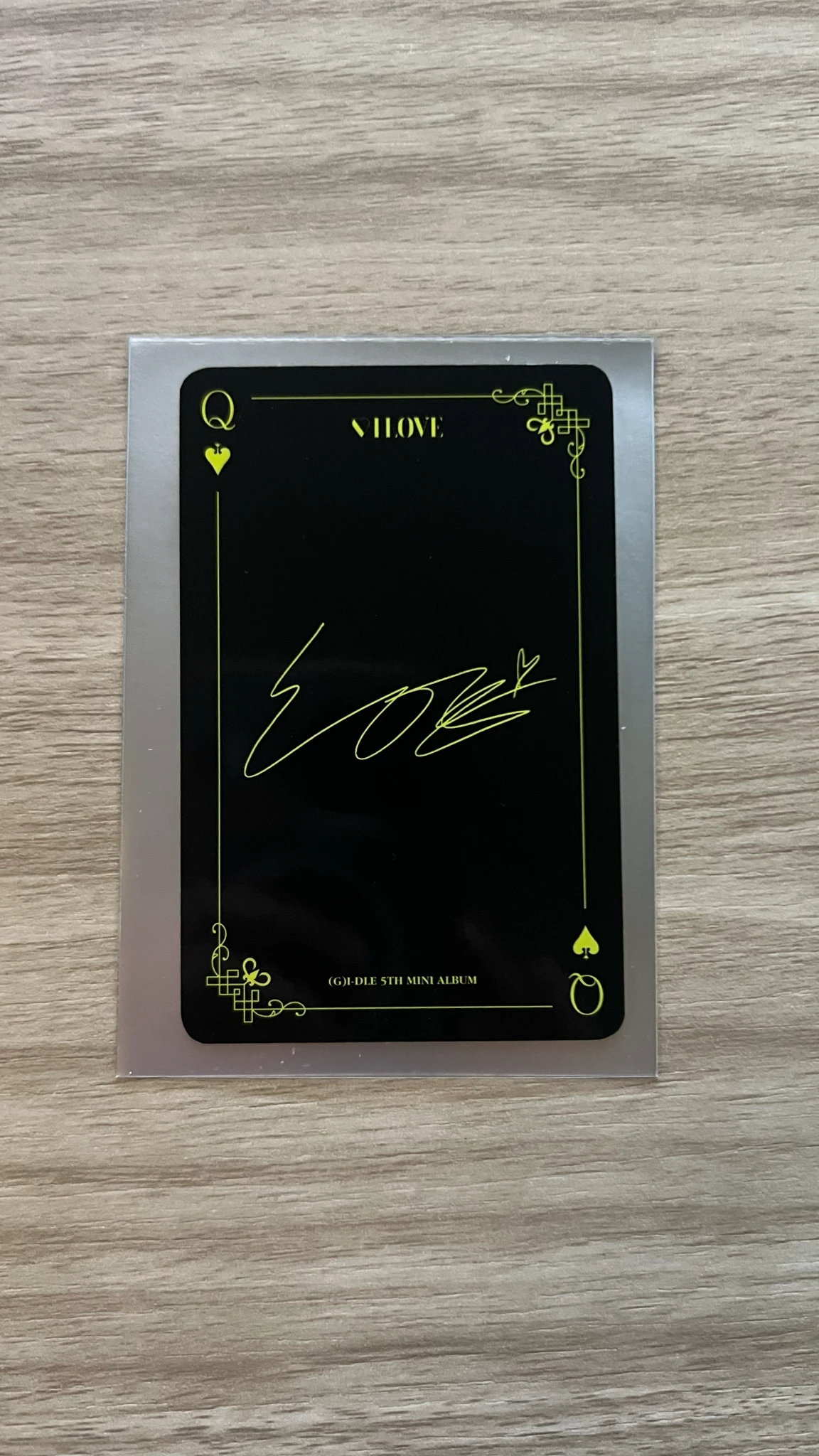 i-dle Soyeon (G)I-DLE - Miyeon - I Love Album standard version album photocard listing photo 2