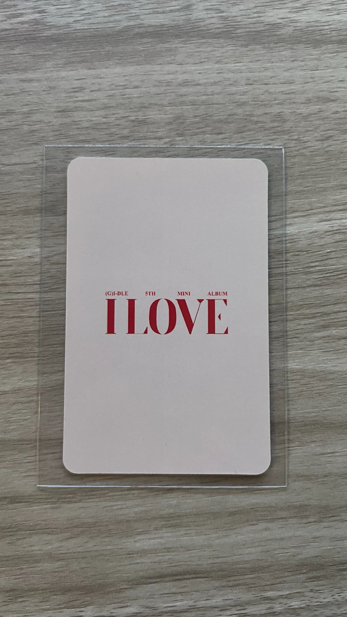 i-dle Yuqi (G)I-DLE - Miyeon - I Love Album synnara video call round 1 listing photo 2