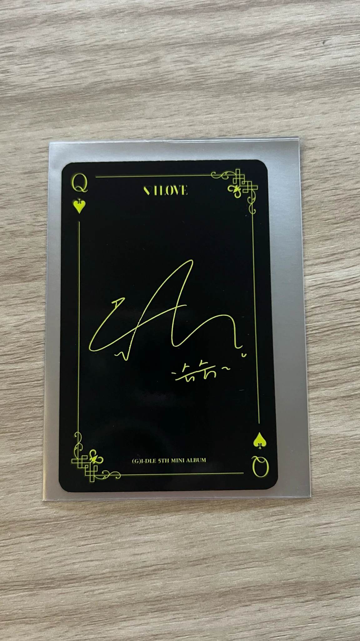 i-dle Shuhua (G)I-DLE - Miyeon - I Love Album standard version album photocard listing photo 2