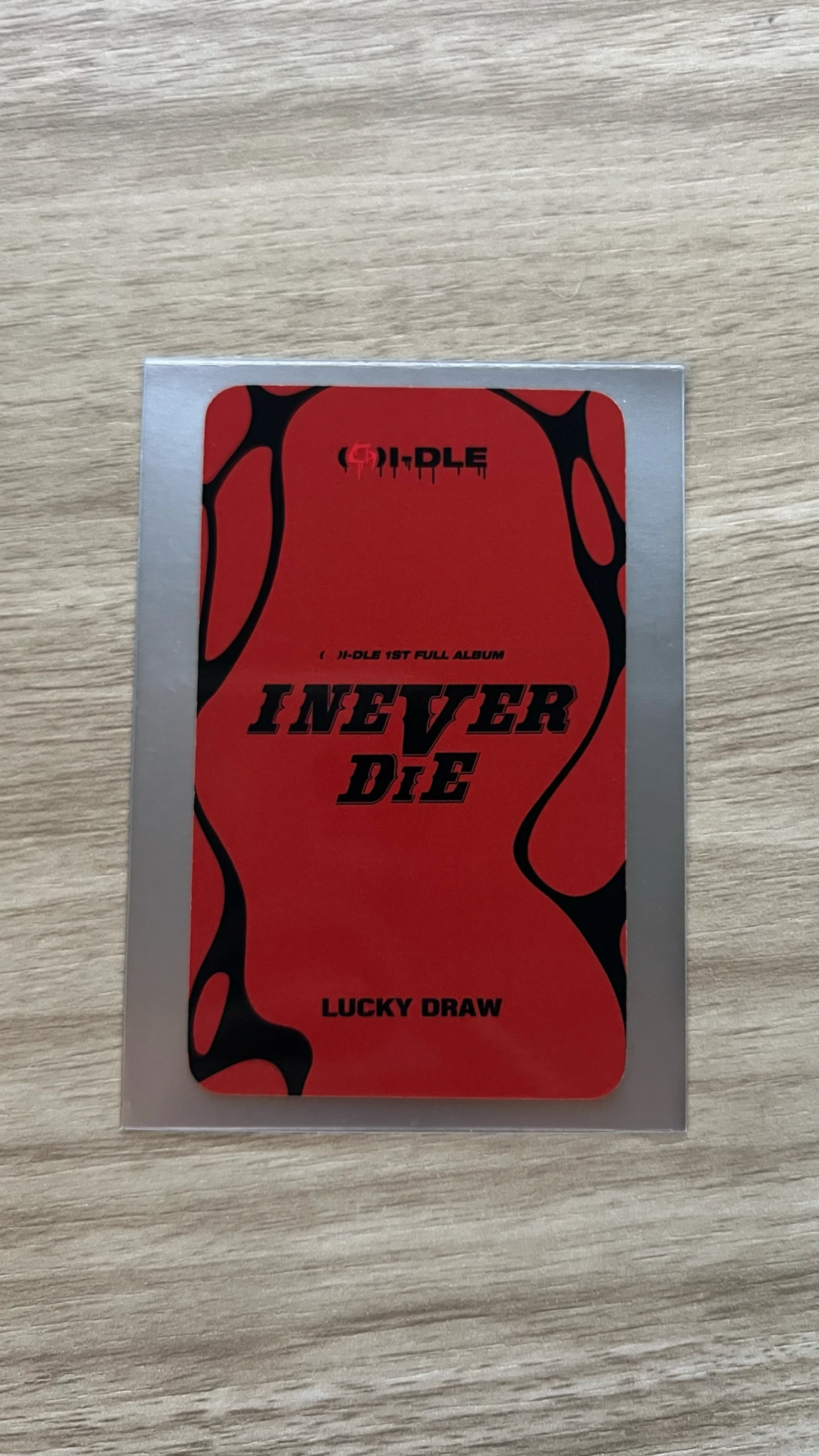 i-dle Minnie (G)I-DLE - Miyeon - I Never Die Album apple music tower records UMS japan (universal music store) pre-order benefit (pob) non-selfie concept photocard lucky draw listing photo 2