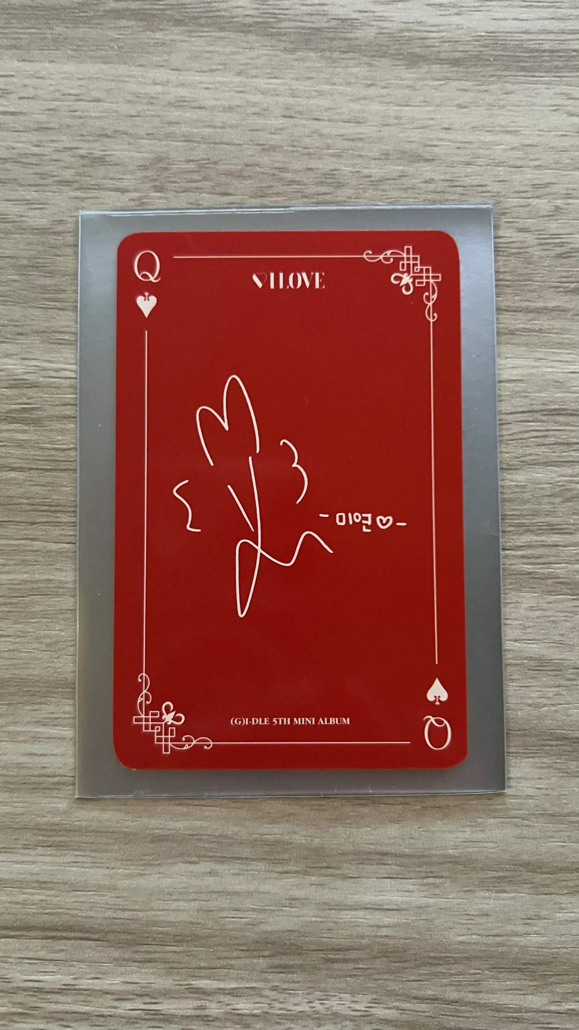 i-dle Miyeon (G)I-DLE - Minnie - I Love Album album photocard standard version listing photo 2