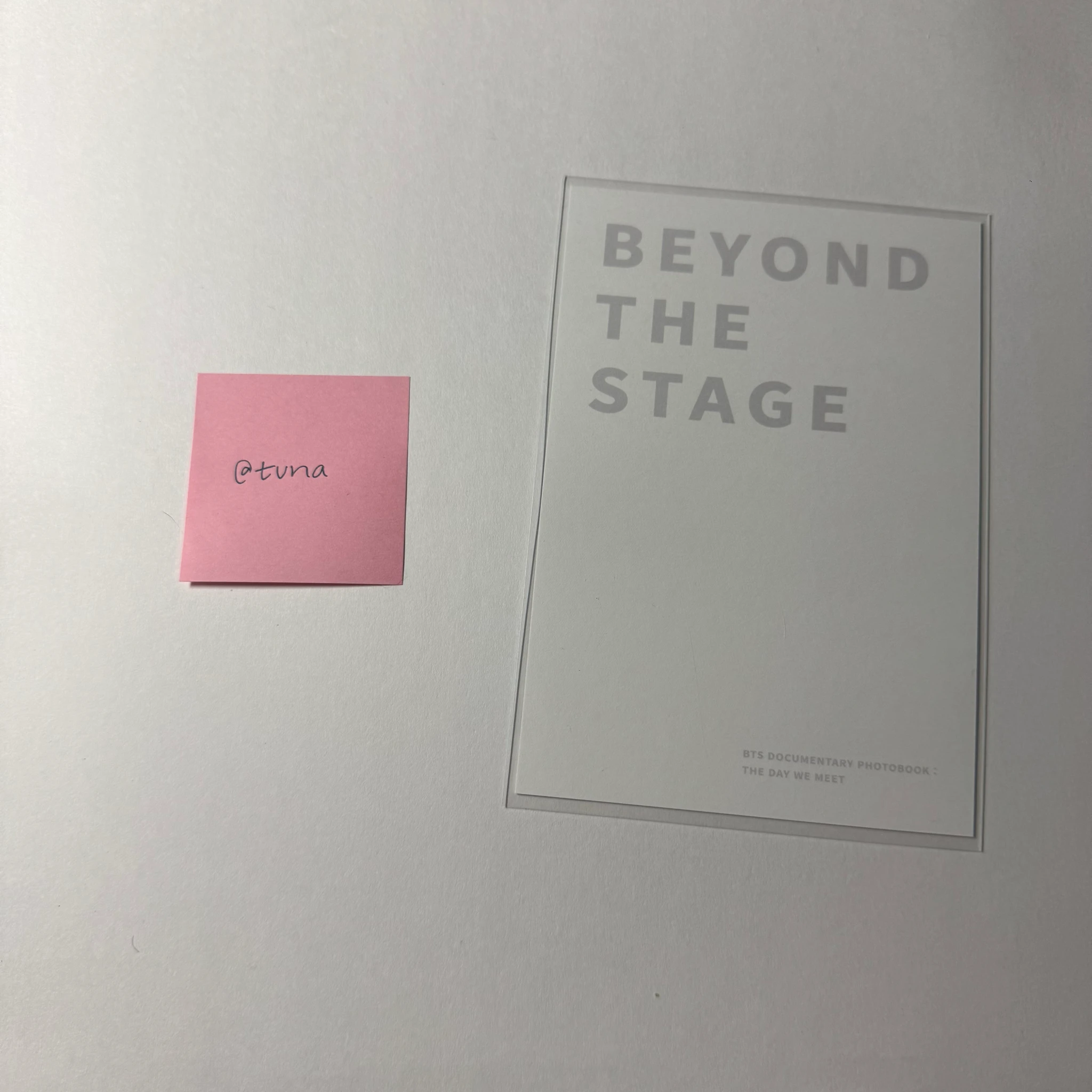 BTS Jin BTS - Jin - Beyond The Stage Other pre-order benefit apple music postcard listing photo 2