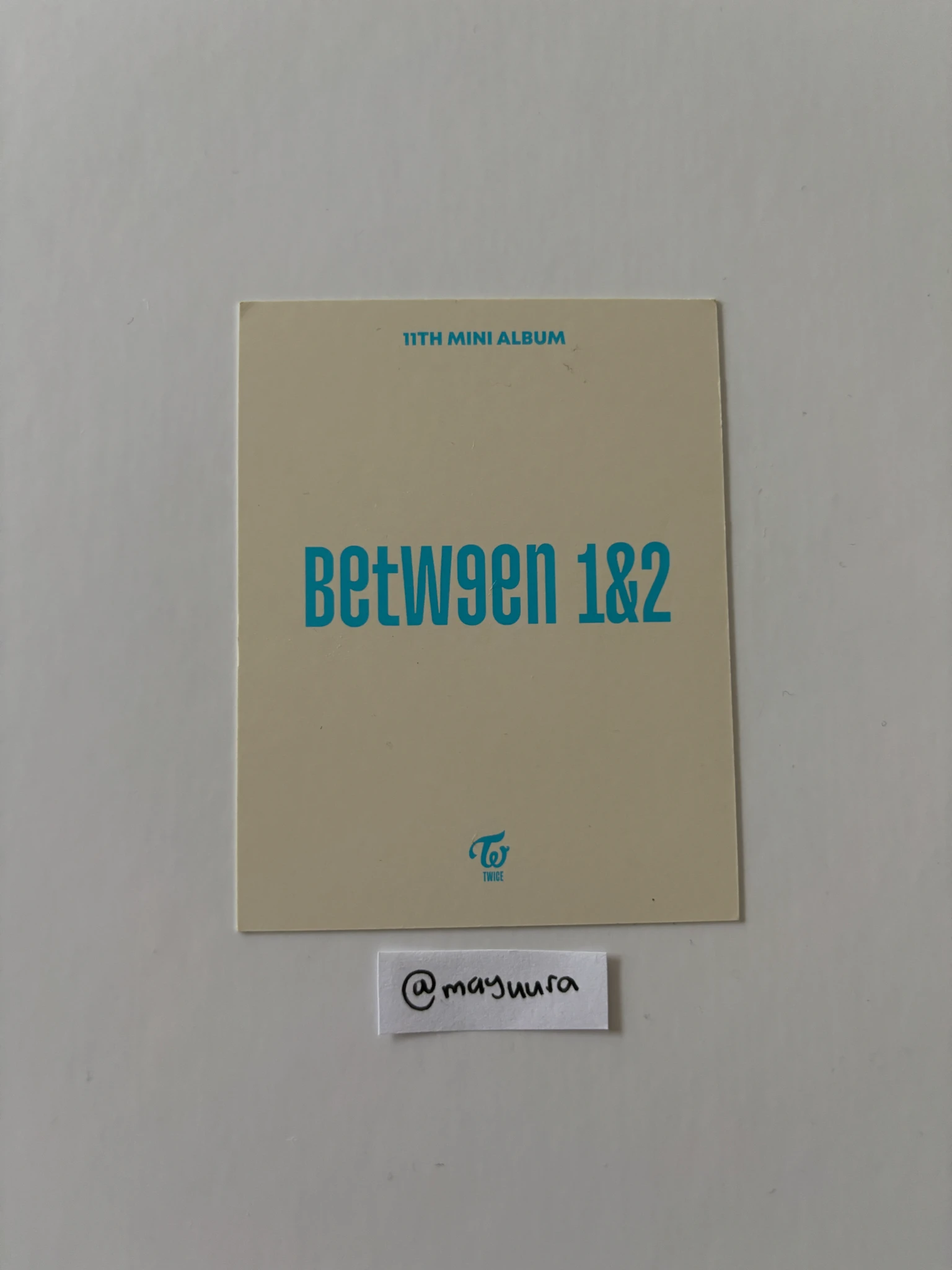 TWICE Tzuyu TWICE-Tzuyu-Album-BETWEEN 1&2 listing photo 2